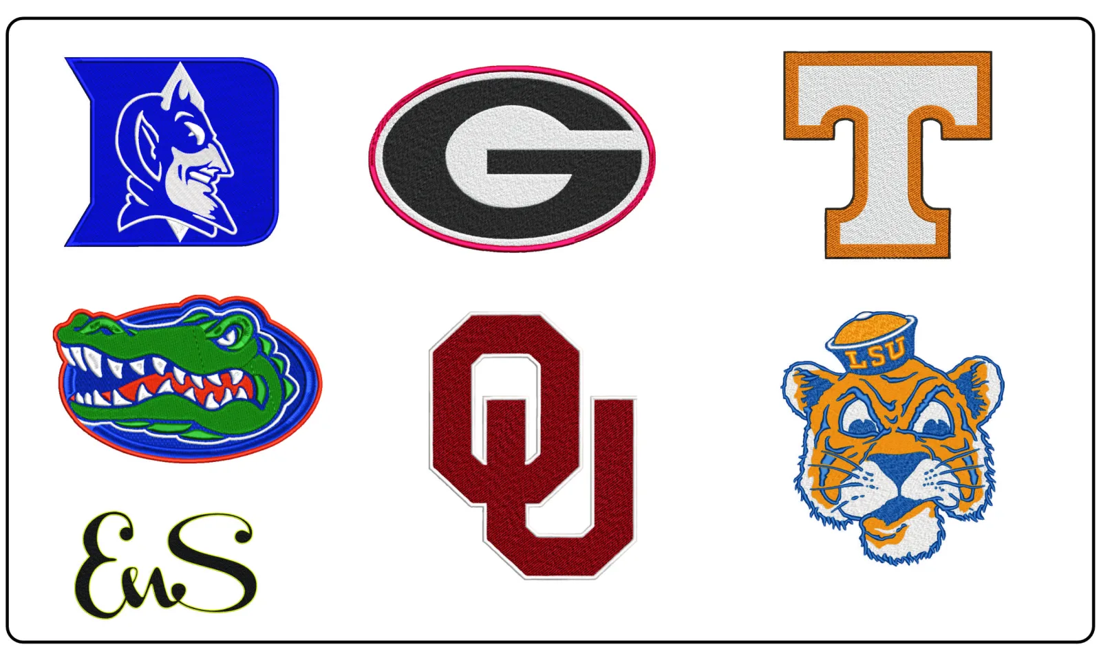 College Embroidery Designs: The Best Place for High Quality College Logo Designs