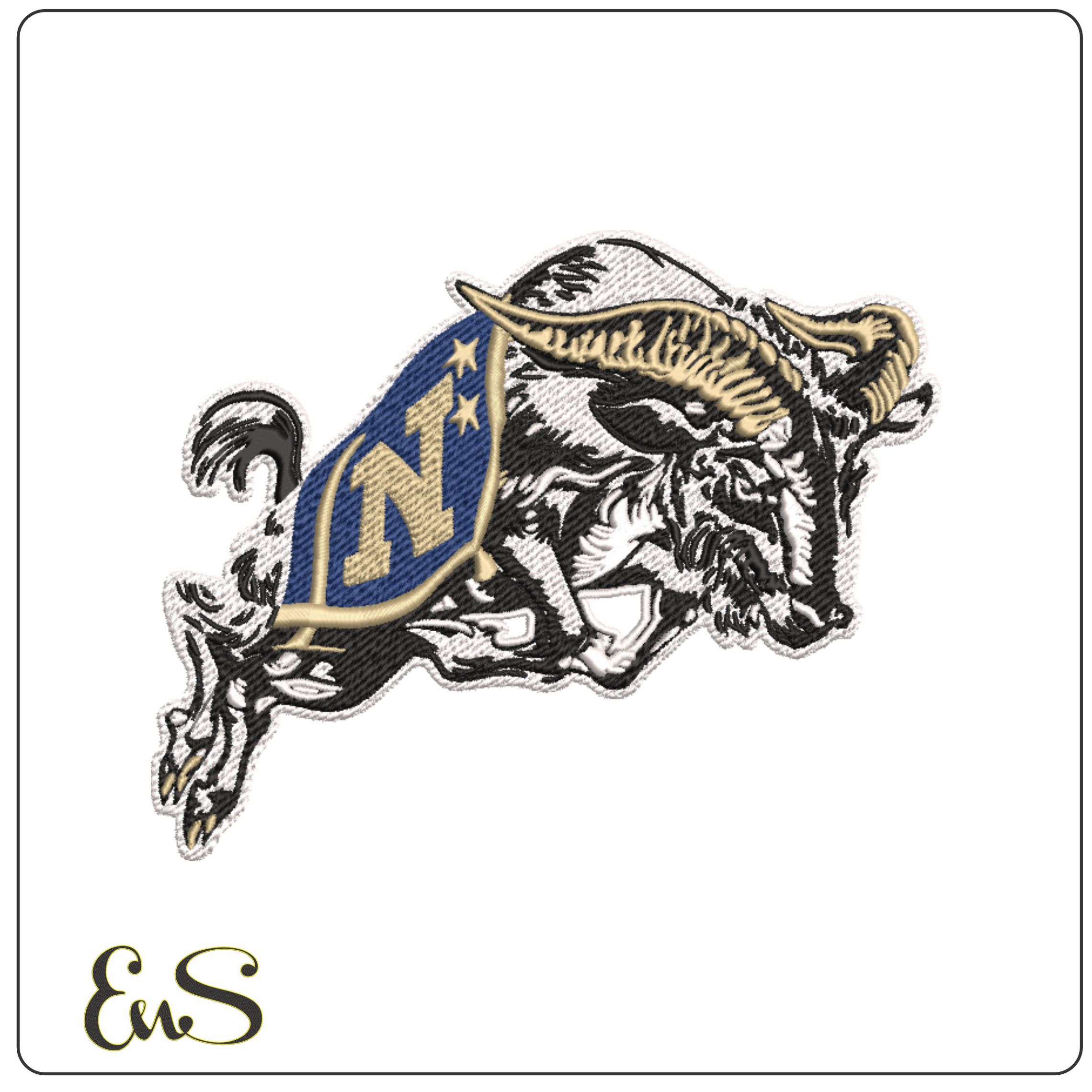 Navy Midshipmen 2009 Logo Embroidery Design