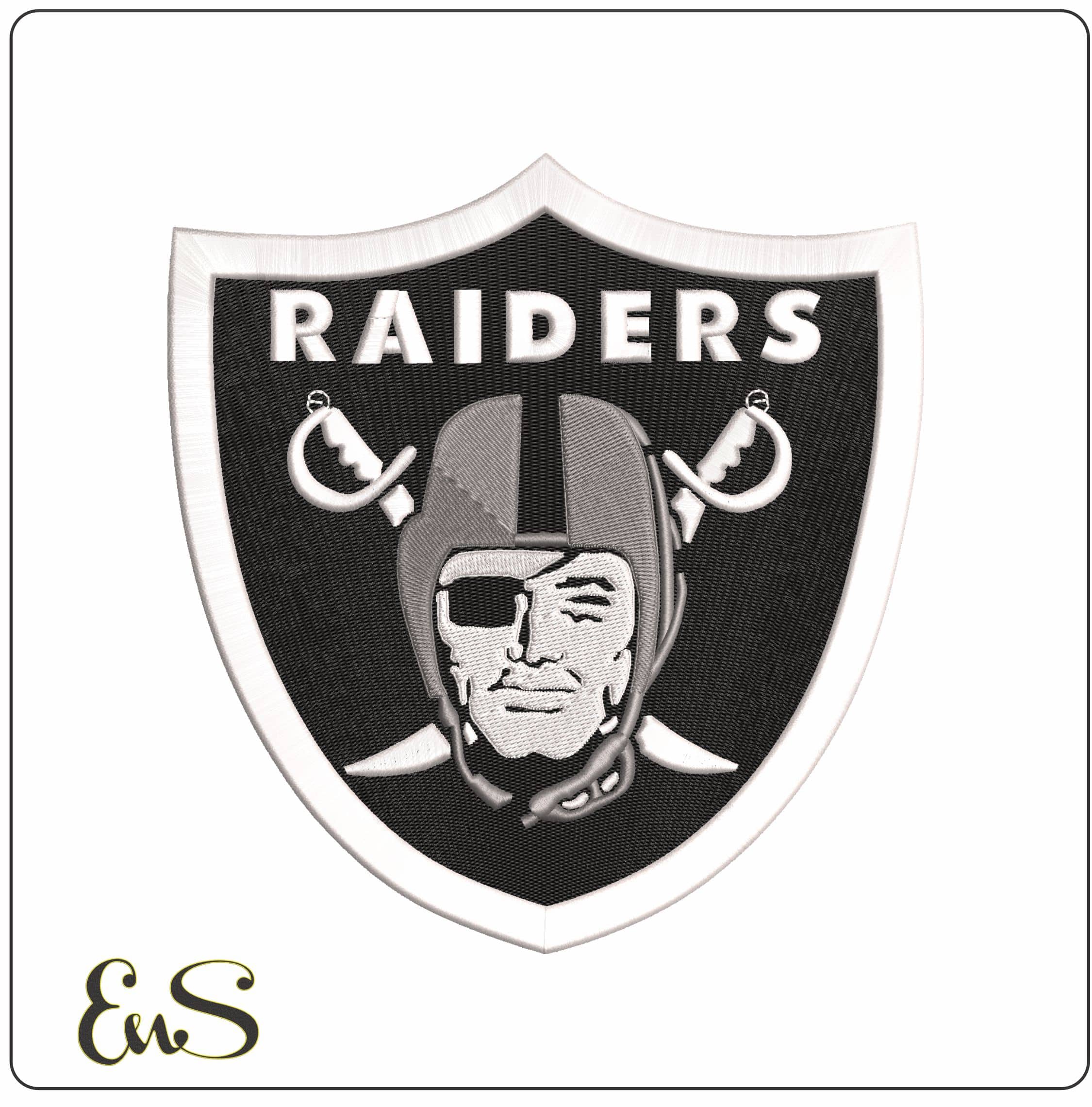 Las Vegas Raiders NFL - Elegant embroidery design file - instant download