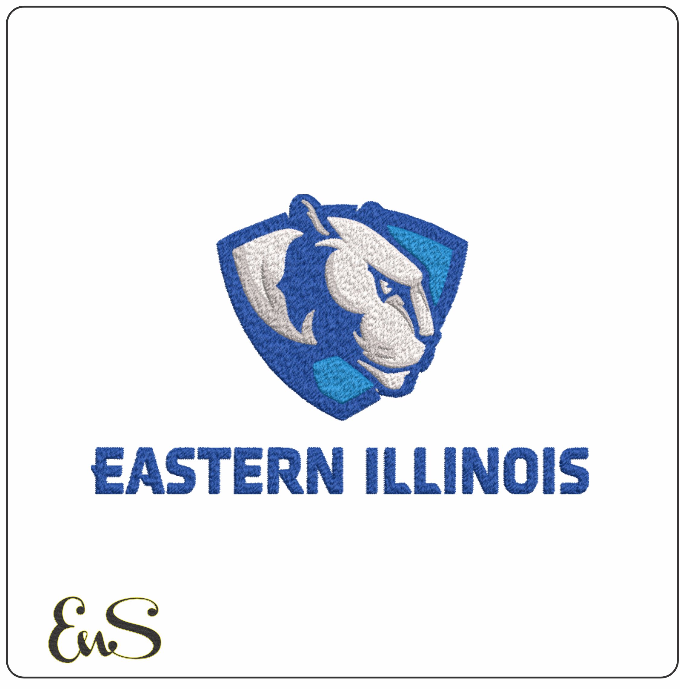 Eastern Illinois Panthers Logo Embroidery Design