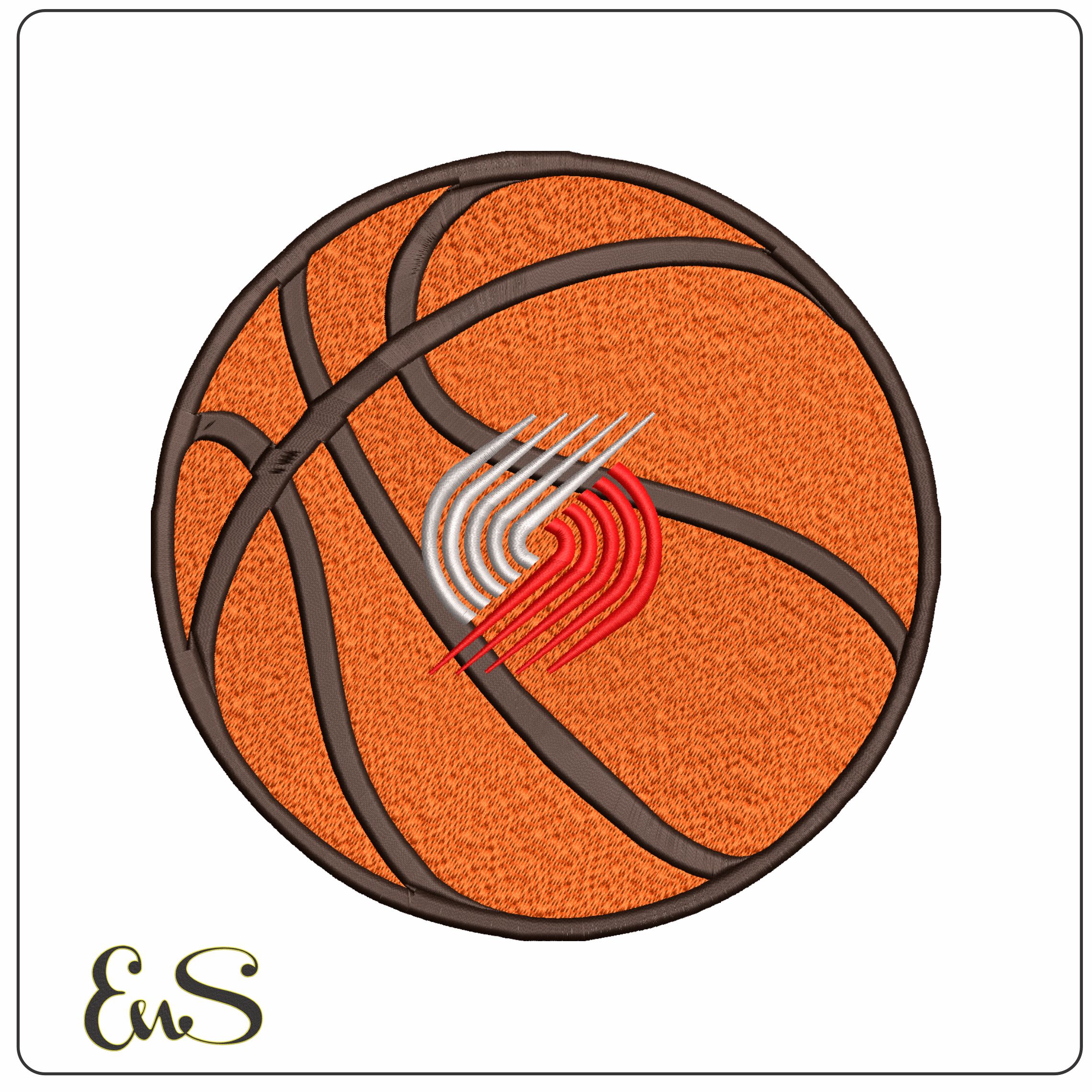 Portland Trail Blazers Basketball NBA - Elegant embroidery design file-instant download
