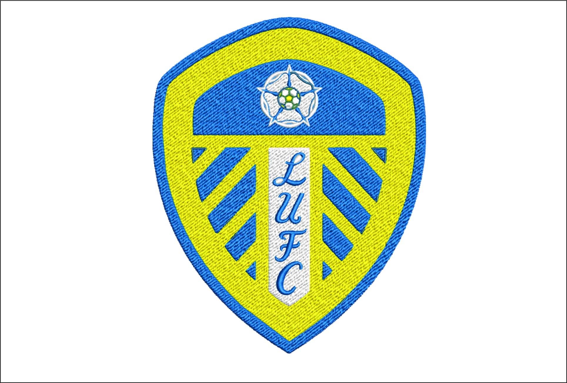 Leeds United Crest Embroidery Design