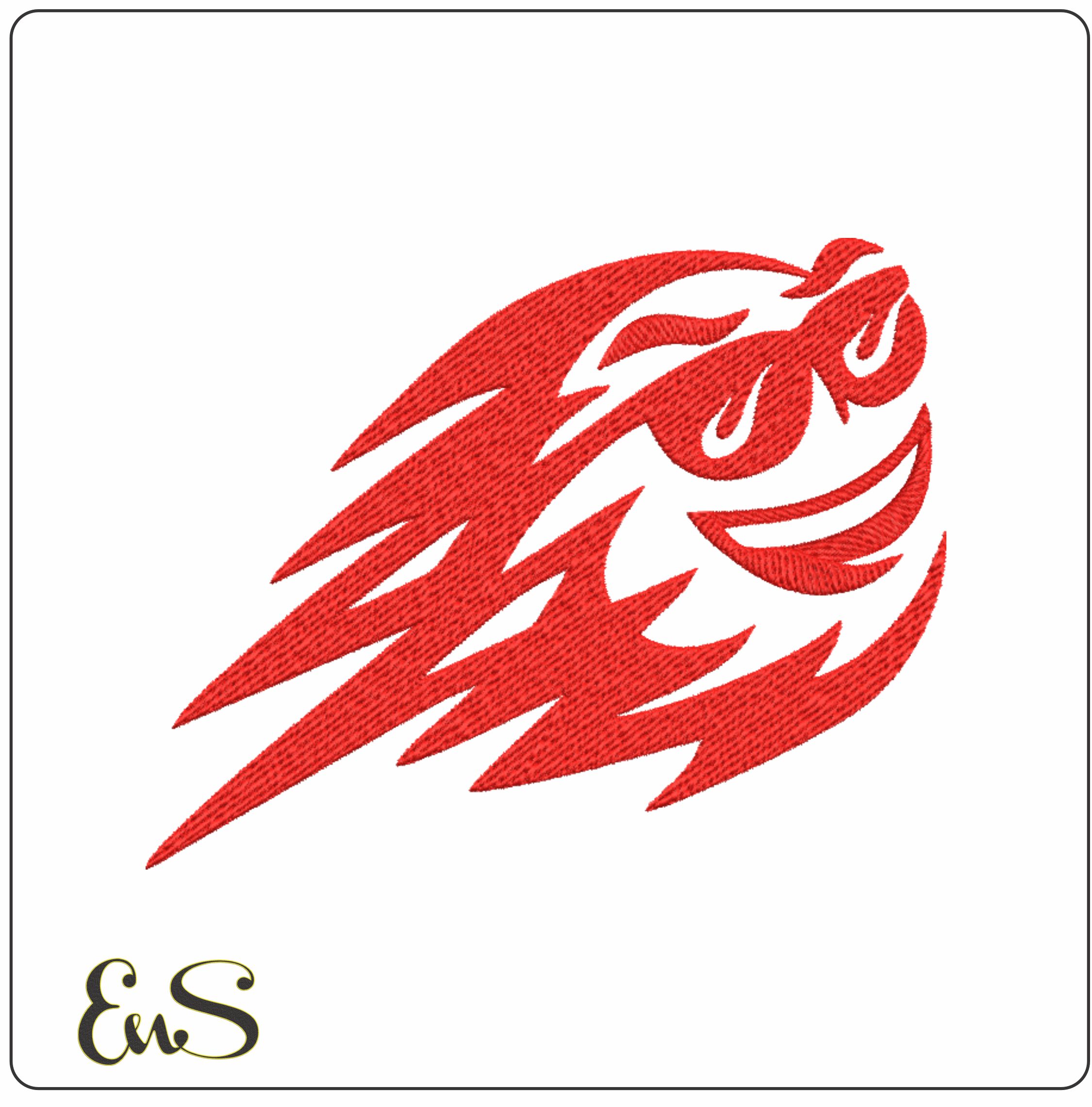 Fireballs GC LIV Golf Logo Embroidery Design