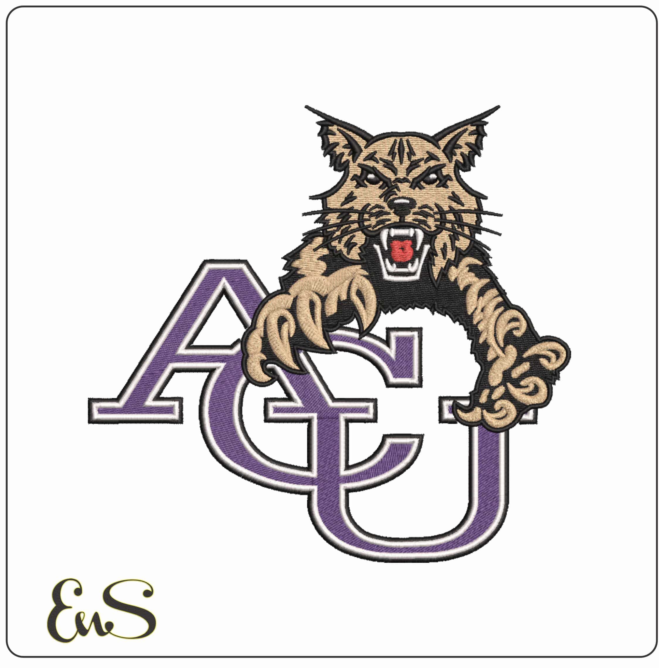 Abilene Christian Wildcats 1997-2012 Logo Embroidery Design