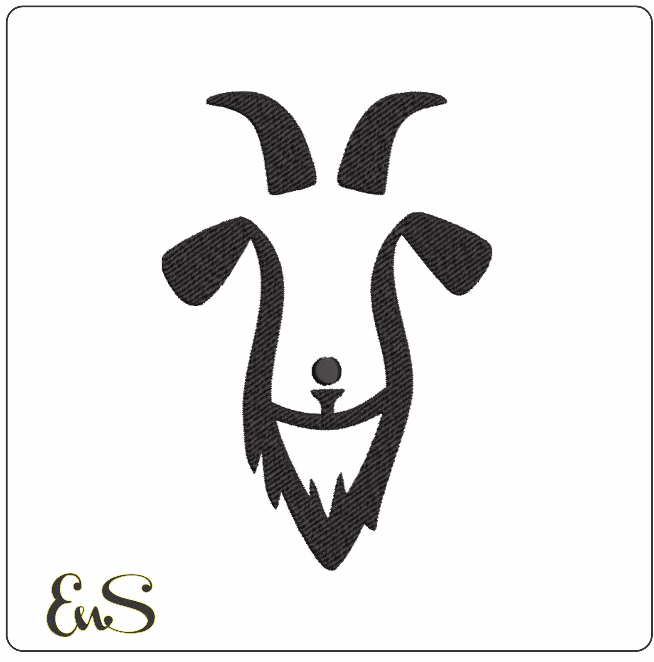 Range Goats GC LIV Golf Logo Embroidery Design
