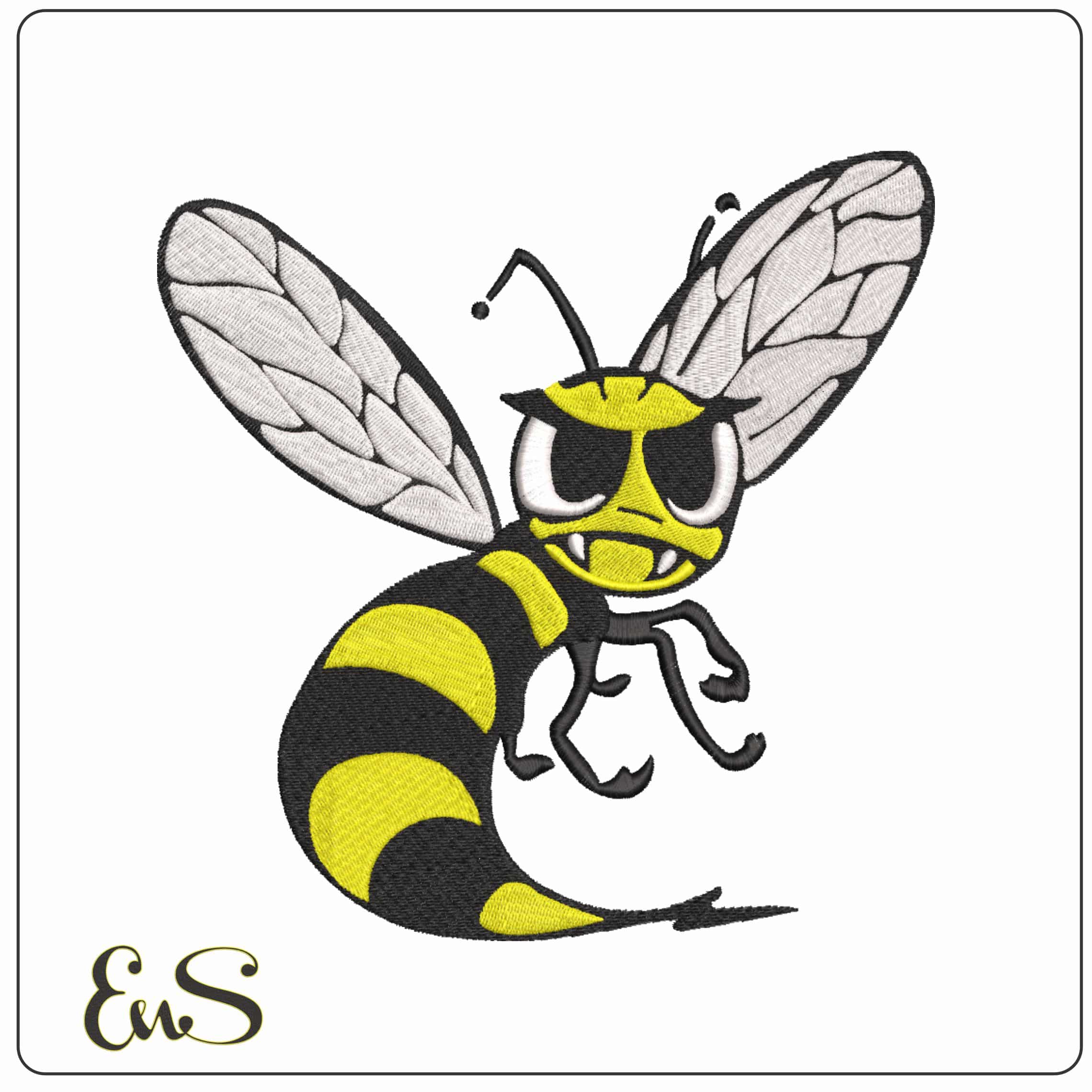 Alabama State Hornets 1972 to 1984 Alabama State University    - Elegant embroidery design file-instant download