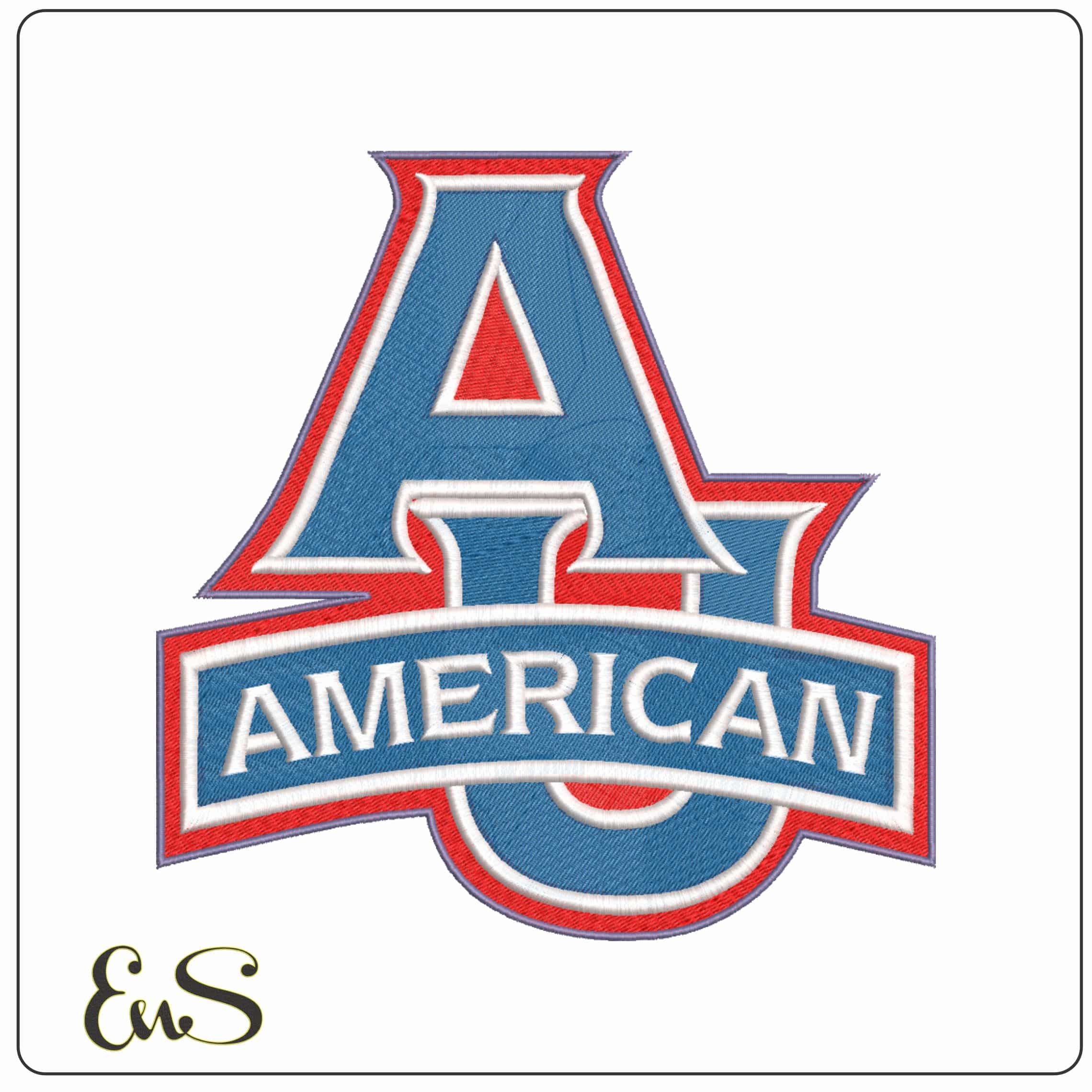 American University Eagles 2006 Logo Embroidery Design