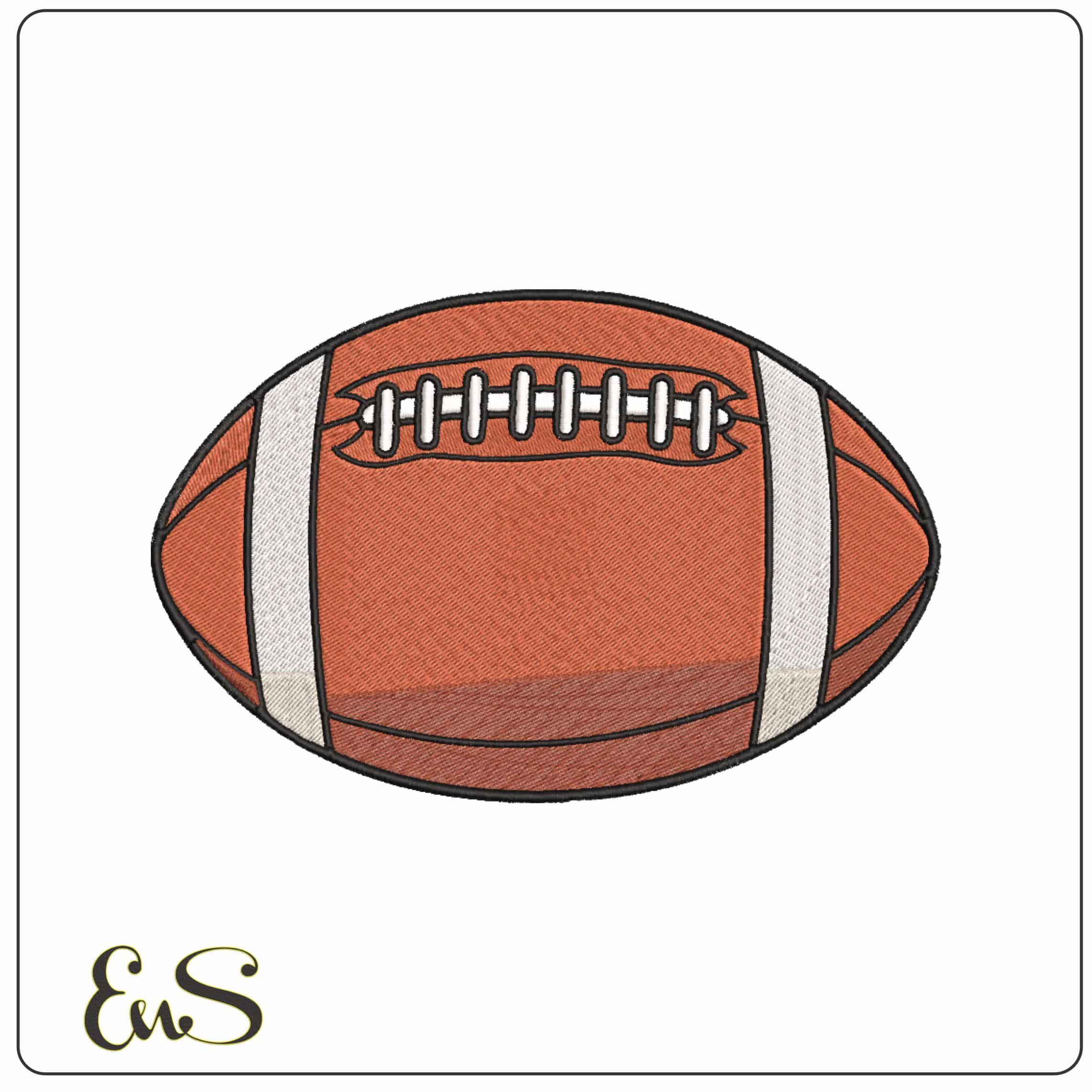 American Football College   - Elegant embroidery design file-instant download