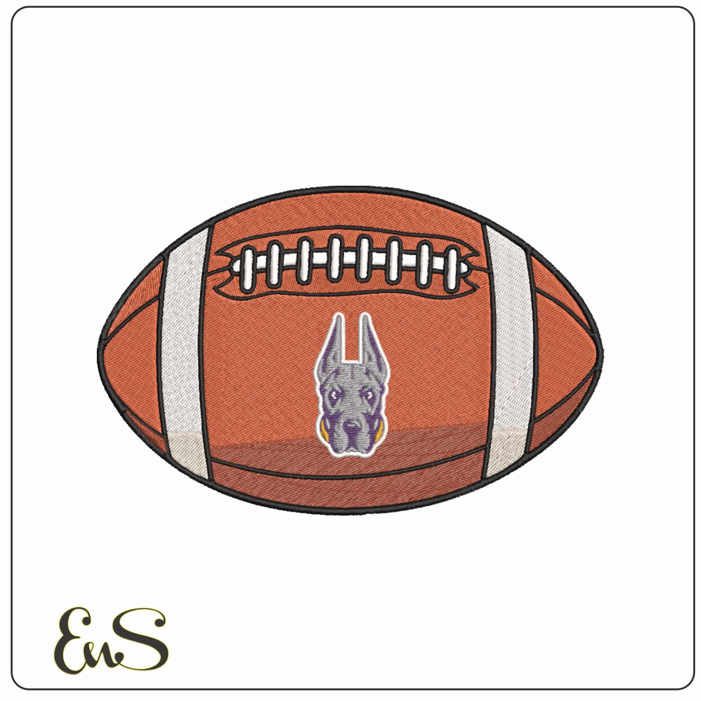 American Football Albany Great Danes 2023 University - Elegant embroidery design file-instant download