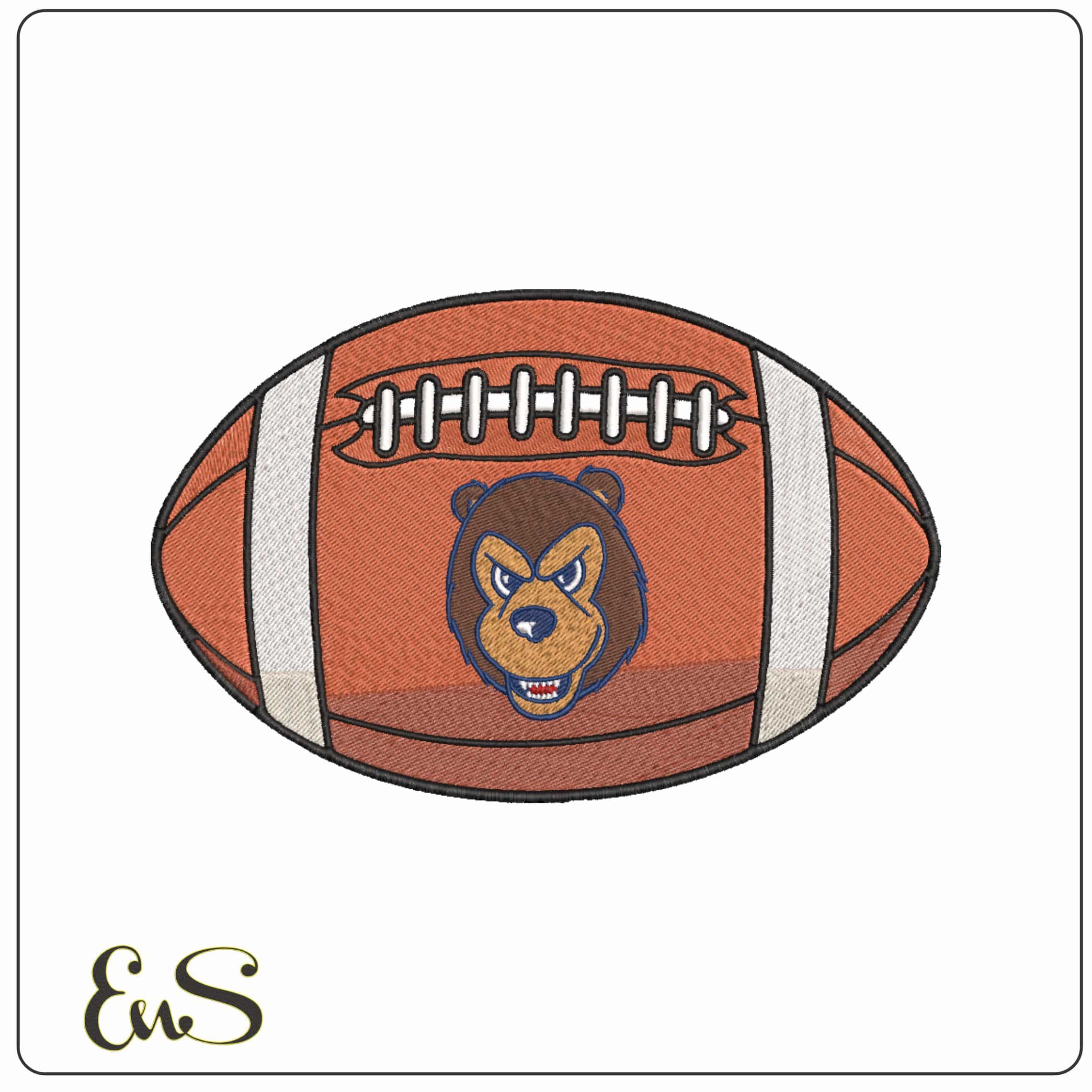 American Football Bentley Falcons 2013  University    - Elegant embroidery design file-instant download