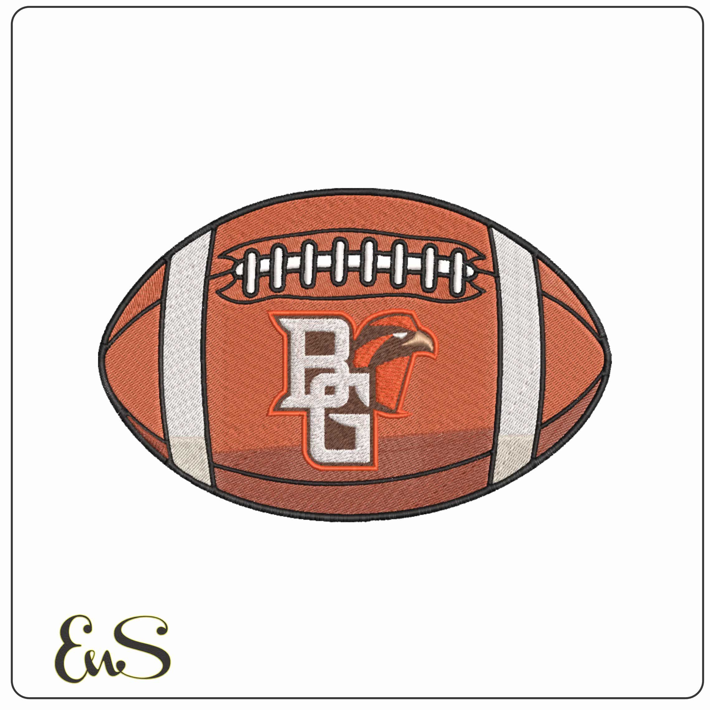 Bowling Green Falcons 2007 BG Falcon Football Embroidery Design