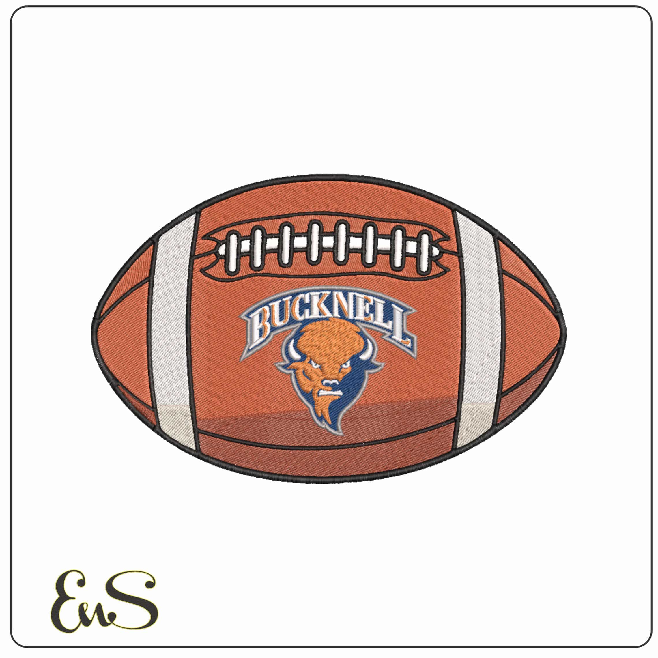 American Football Bucknell Bison Alternate University - Elegant embroidery design file-instant download