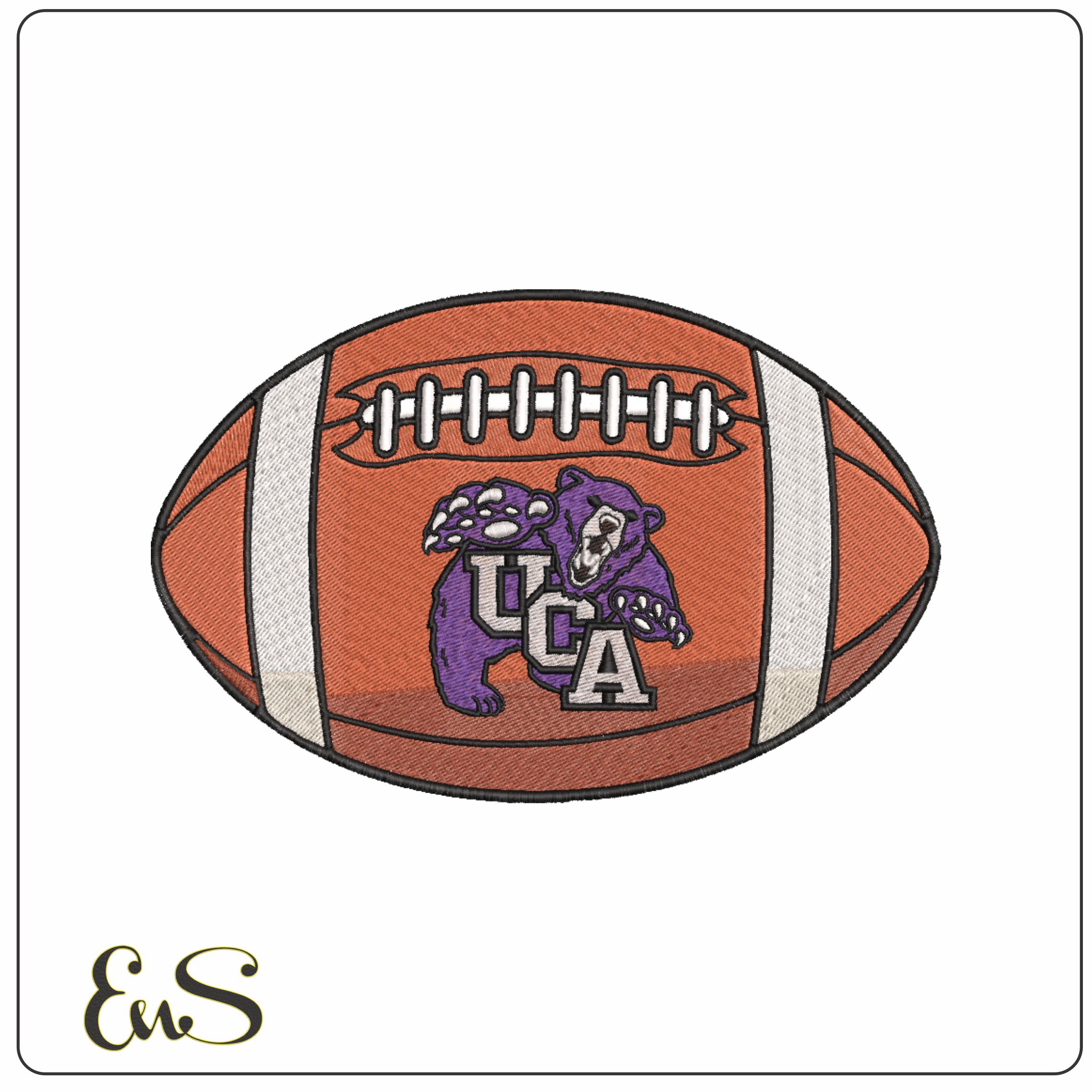 Central Arkansas Bears 1993-2009 Standing Bear UCA Football Embroidery Design