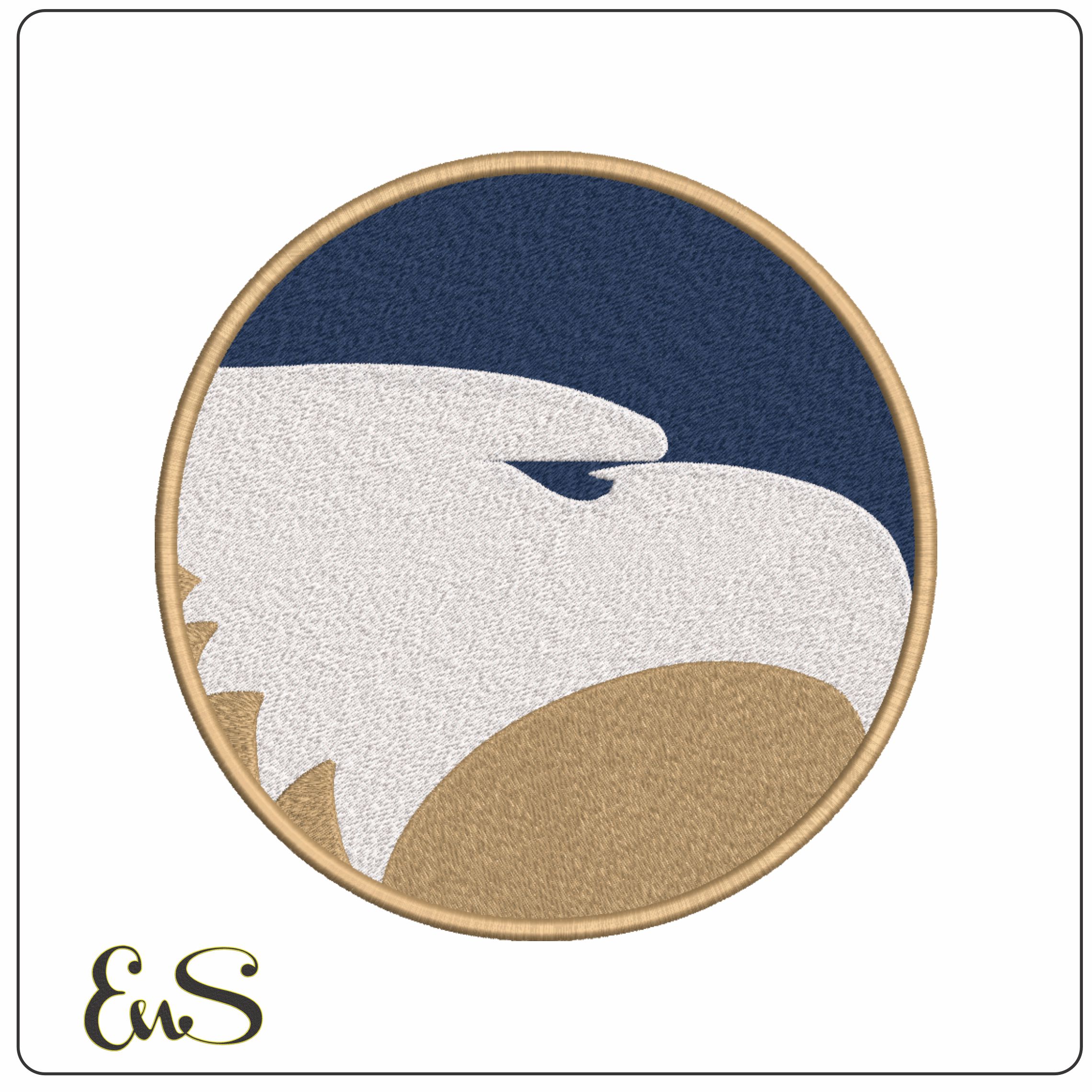 Georgia Southern Eagles 1982-1999 Eagle Head Logo Embroidery Design