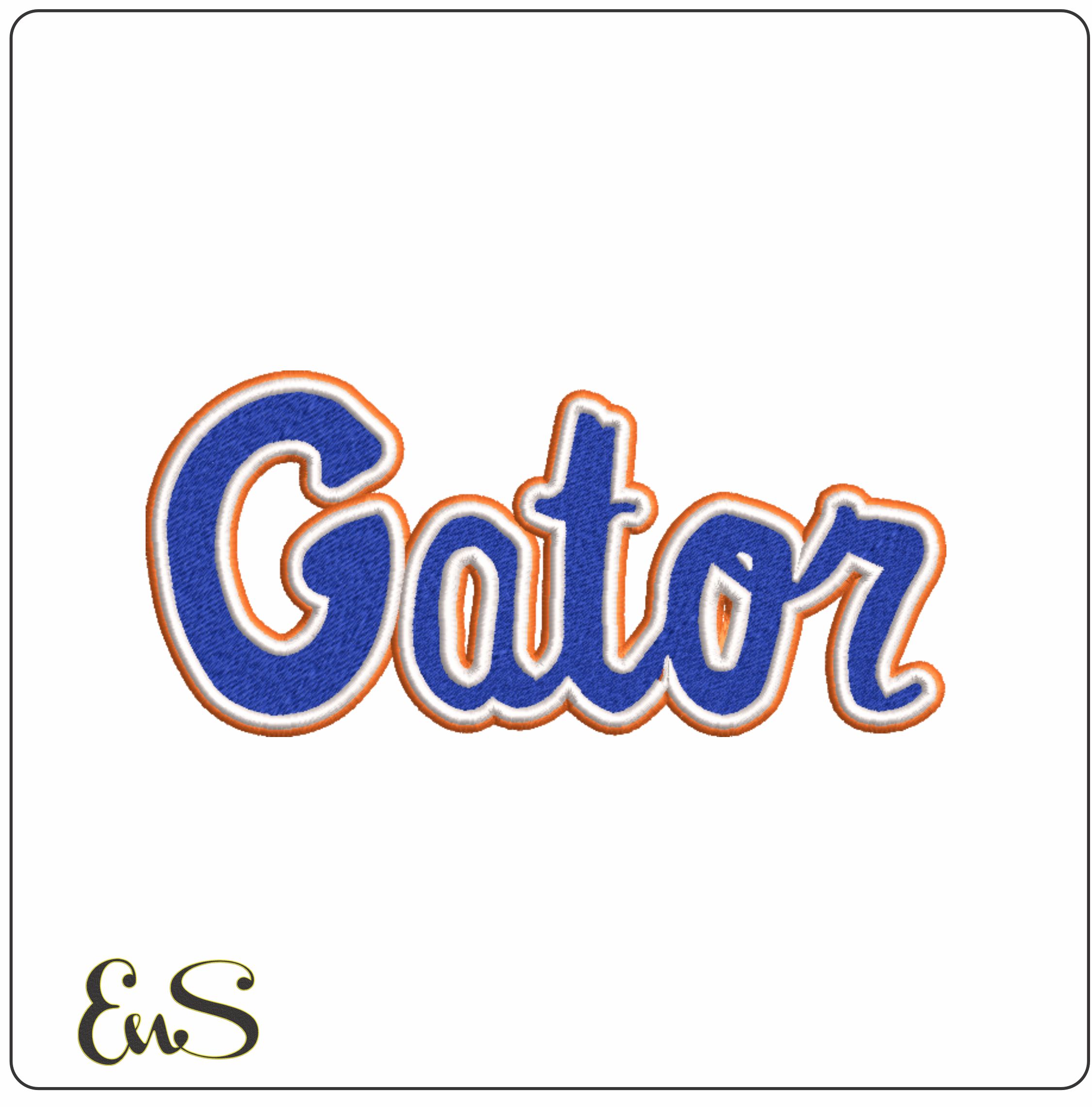 Florida Gators Alternative University of Florida  - Elegant embroidery design file-instant download