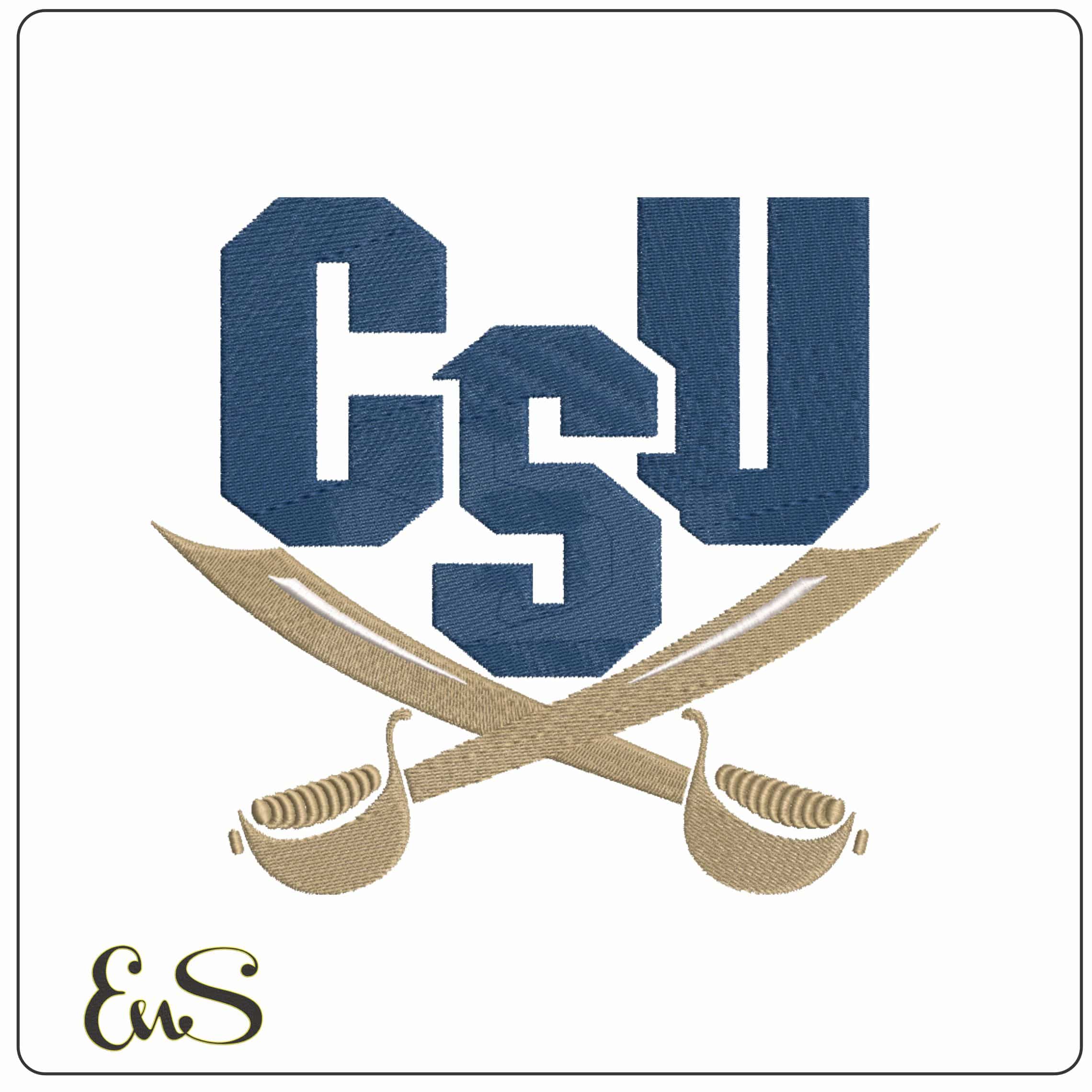Charleston Southern Buccaneers 2015-2021 Logo Embroidery Design