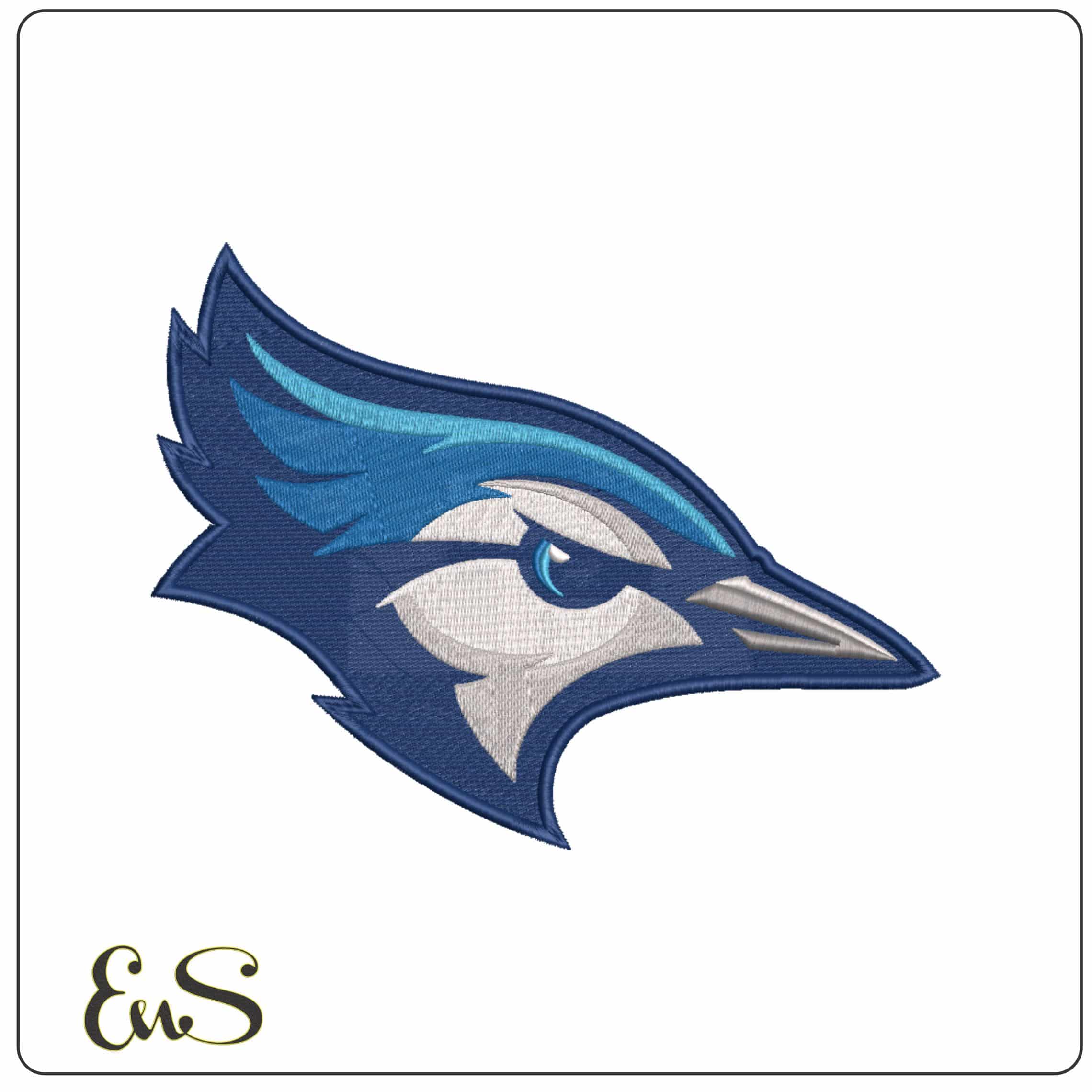 Creighton Bluejays Alternate Logo Embroidery Design