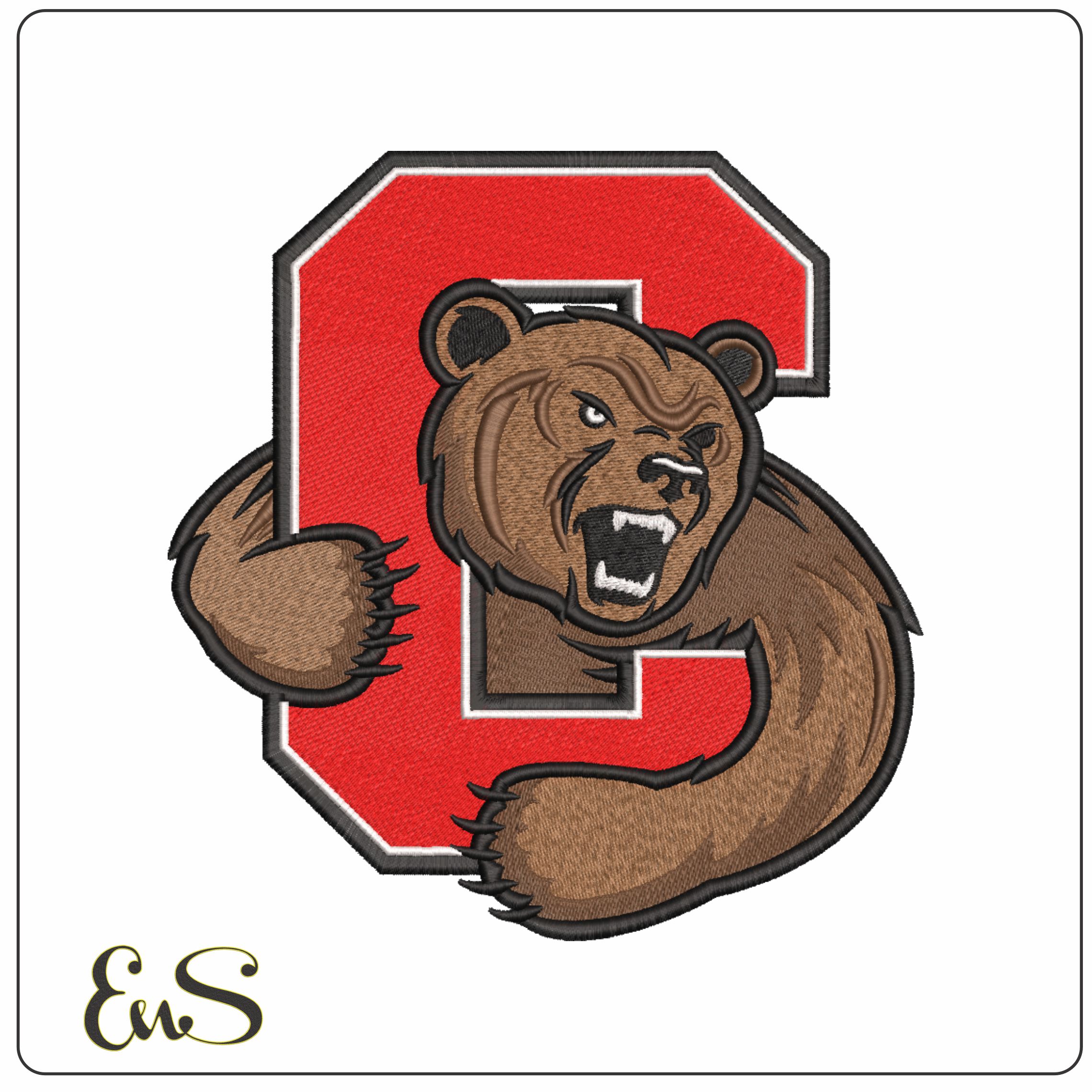 Cornell Big Red 2018 on Cornell University  - Elegant embroidery design file-instant download