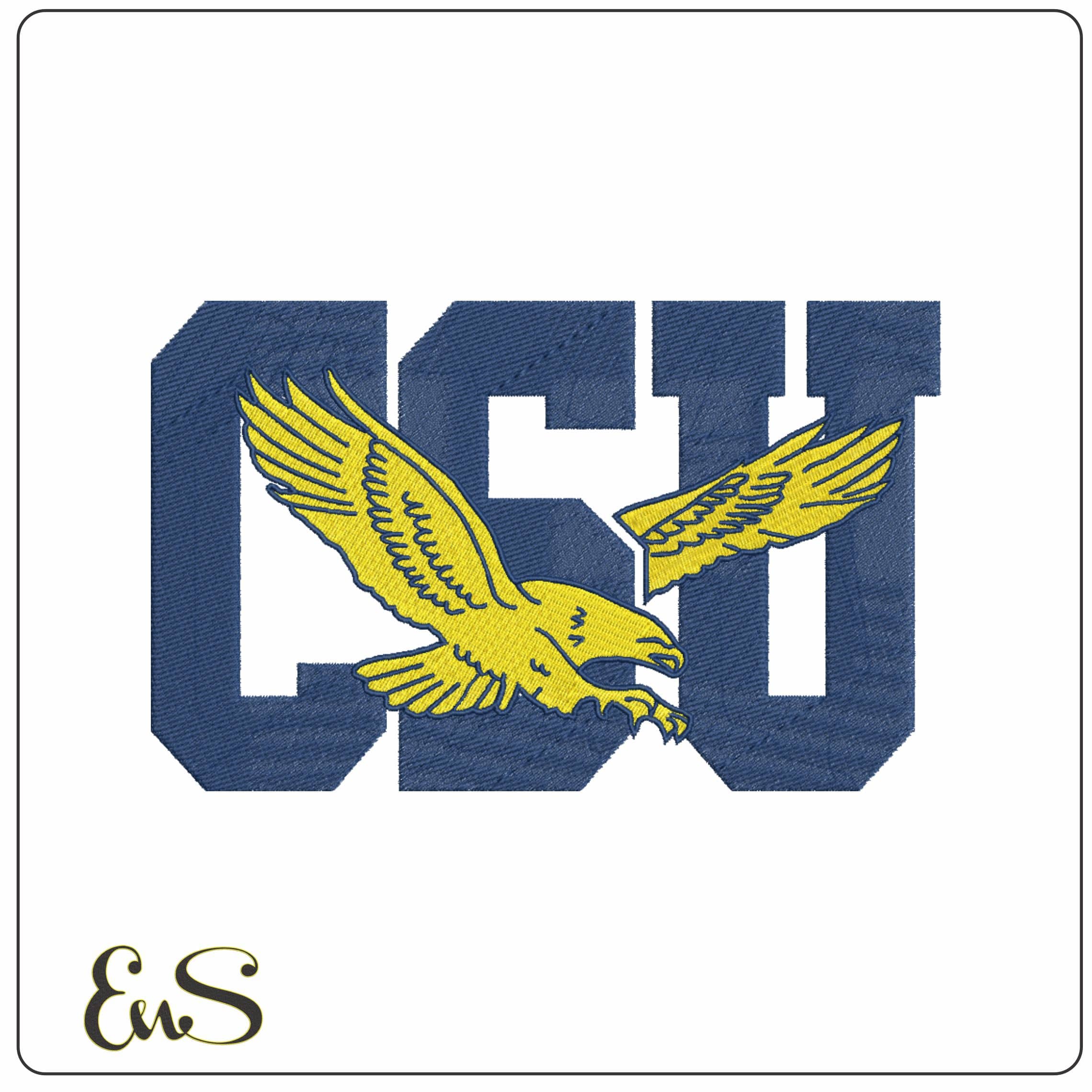 Coppin State Eagles 2017 on Coppin State University  - Elegant embroidery design file-instant download