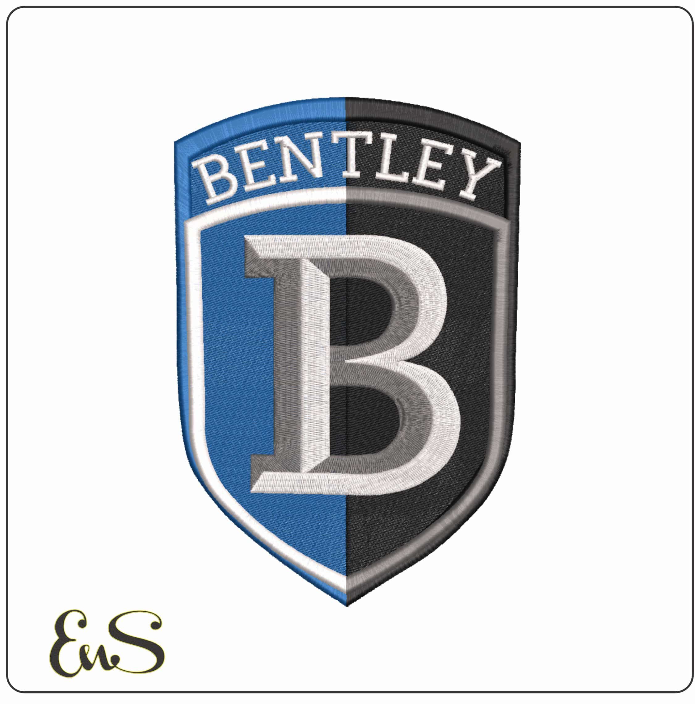Bentley Falcons 2013 Logo with Name Embroidery Design