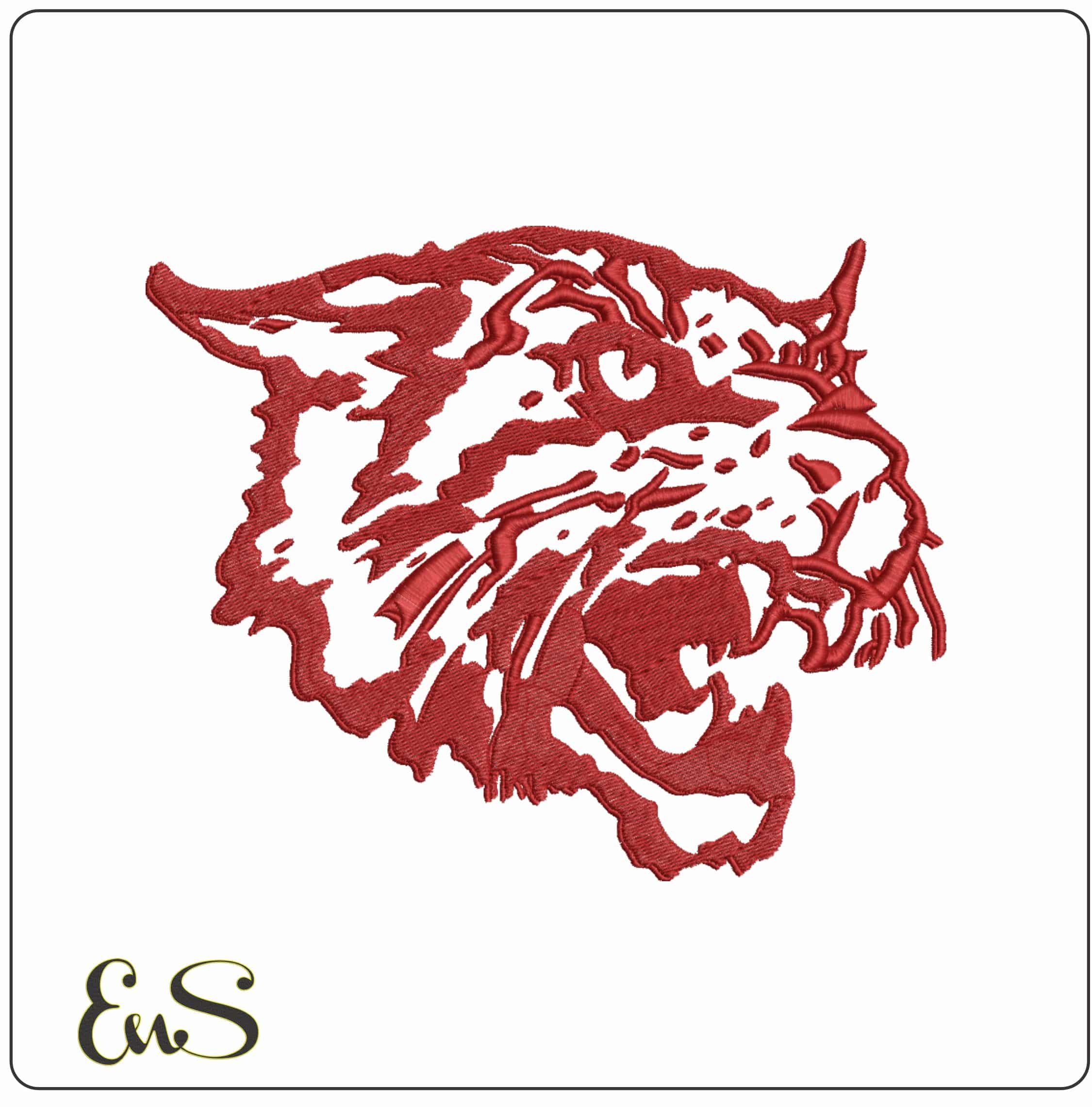 Bethune-Cookman Wildcats 2000-2015 Logo Embroidery Design