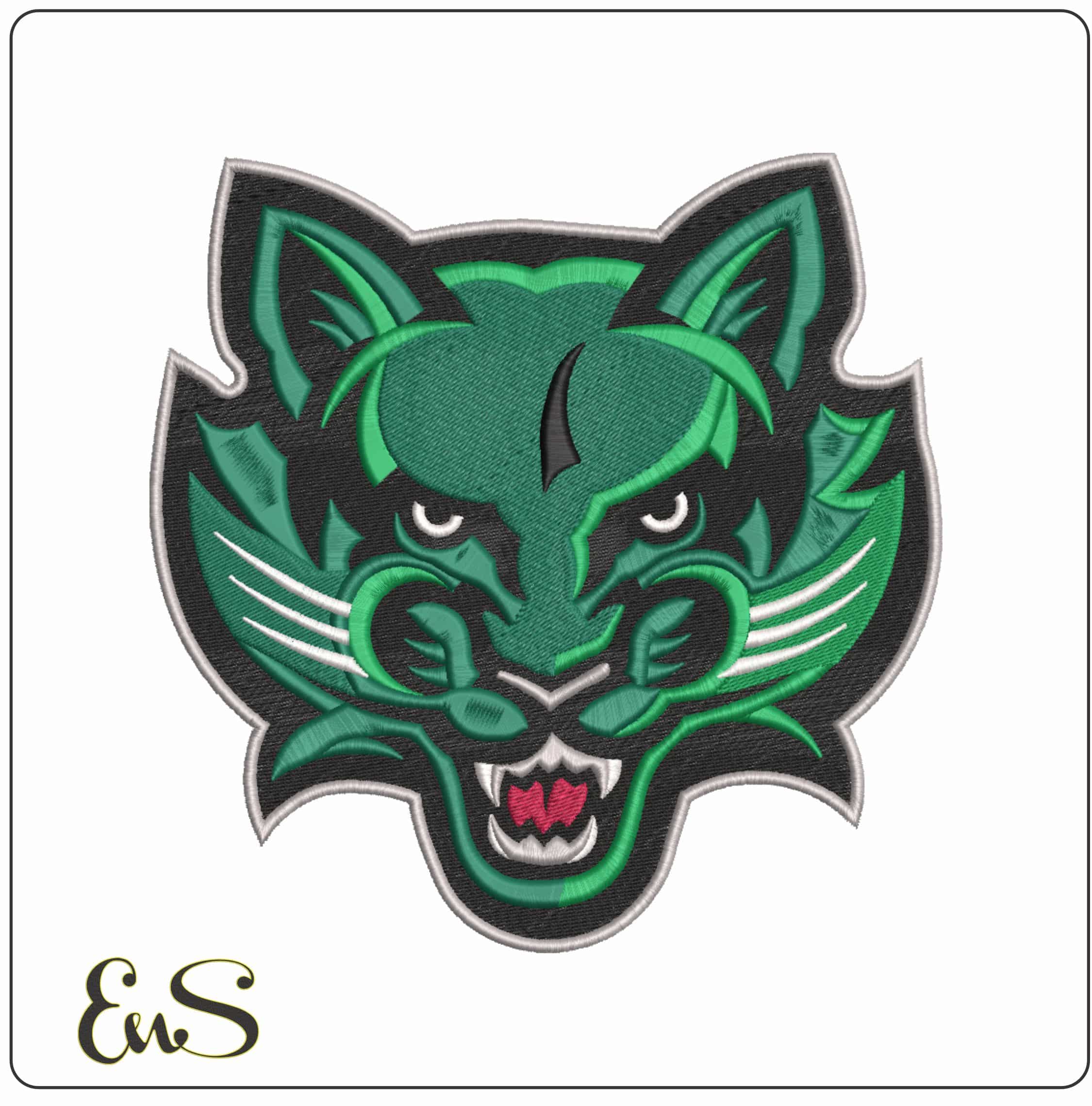 Binghamton Bearcats Alternate Logo Embroidery Design