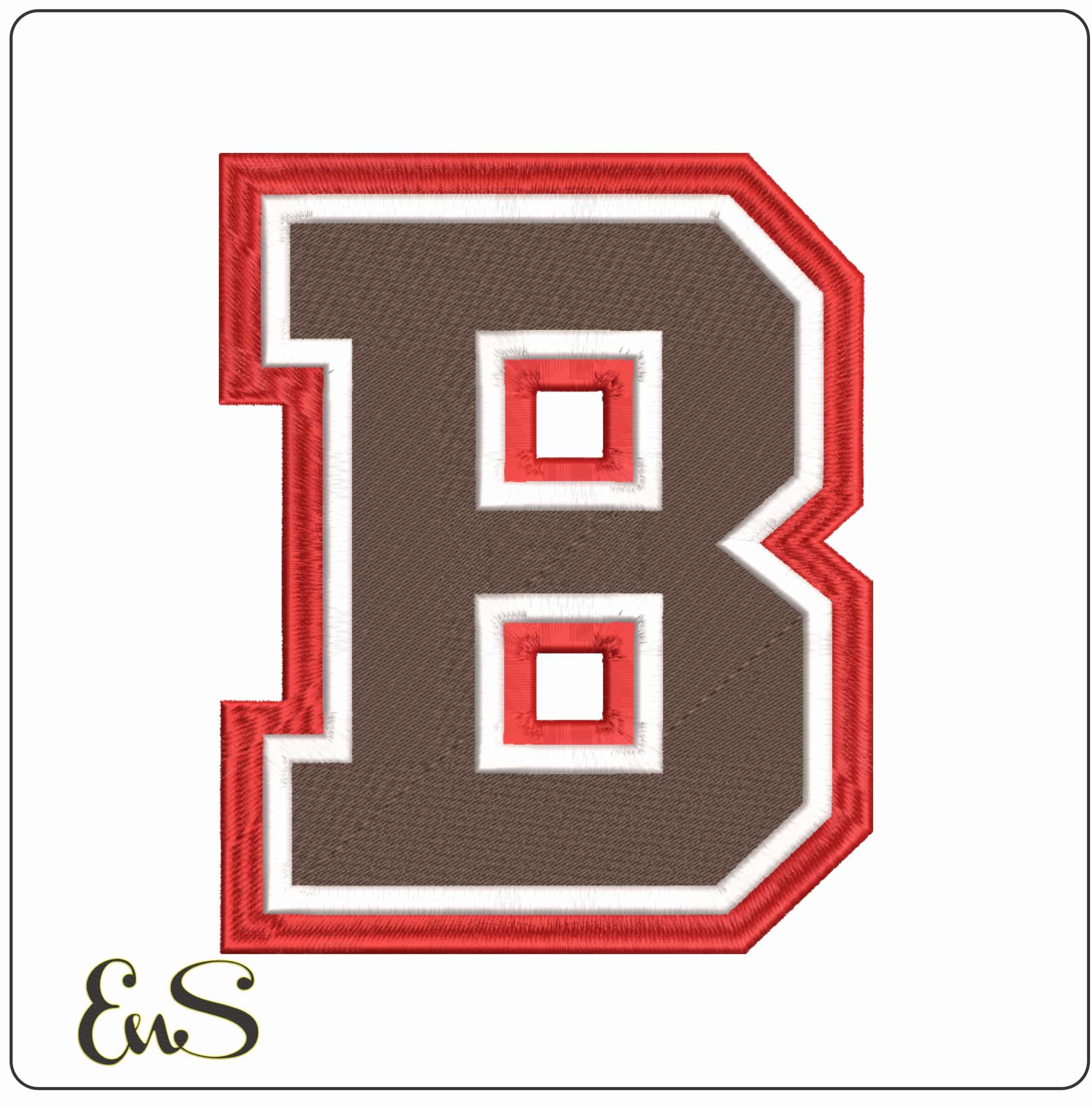 Brown Bears 2022 Primary Bear Logo Embroidery Design
