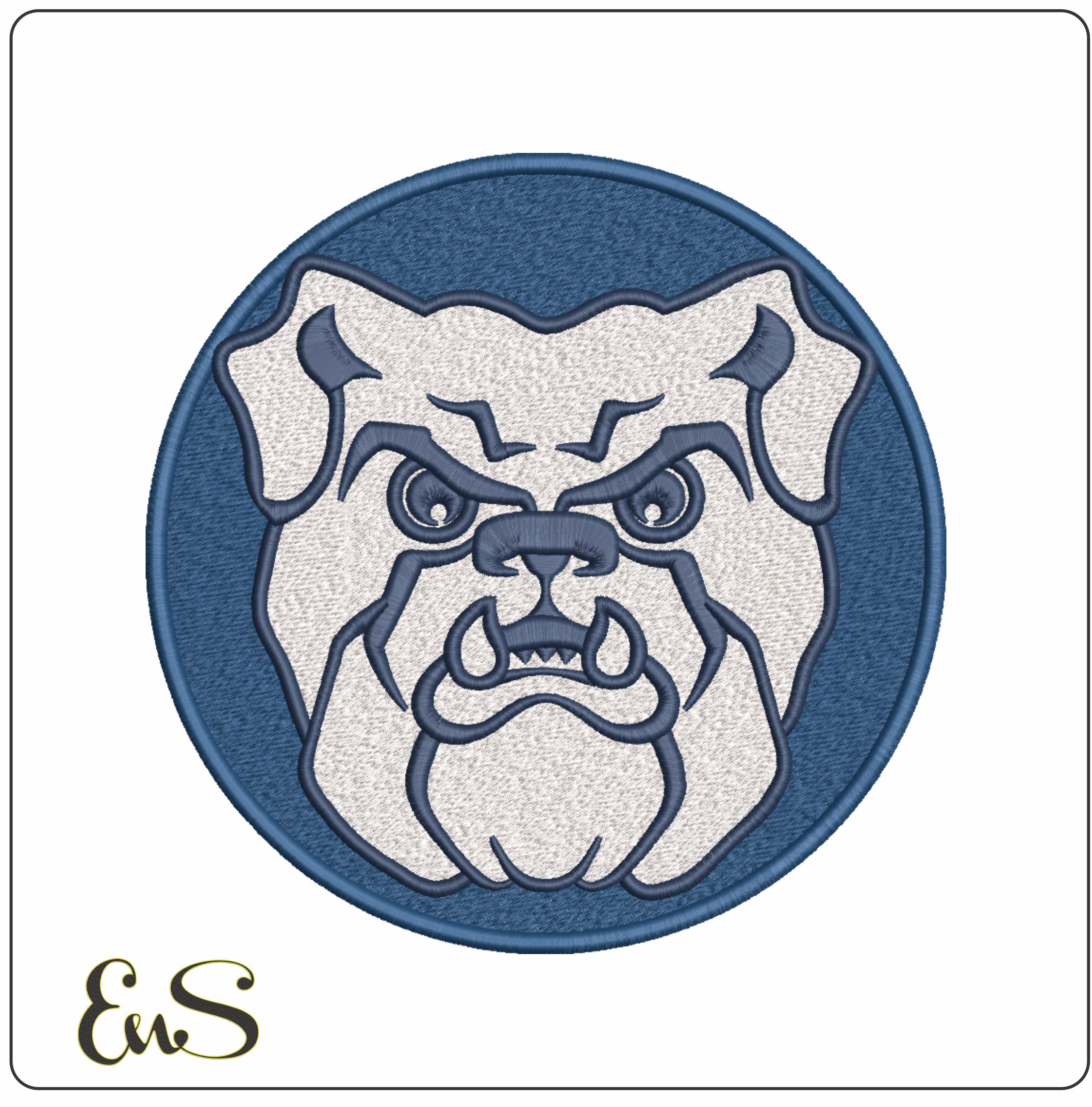 Butler Bulldogs 1990-2015 Logo Embroidery Design