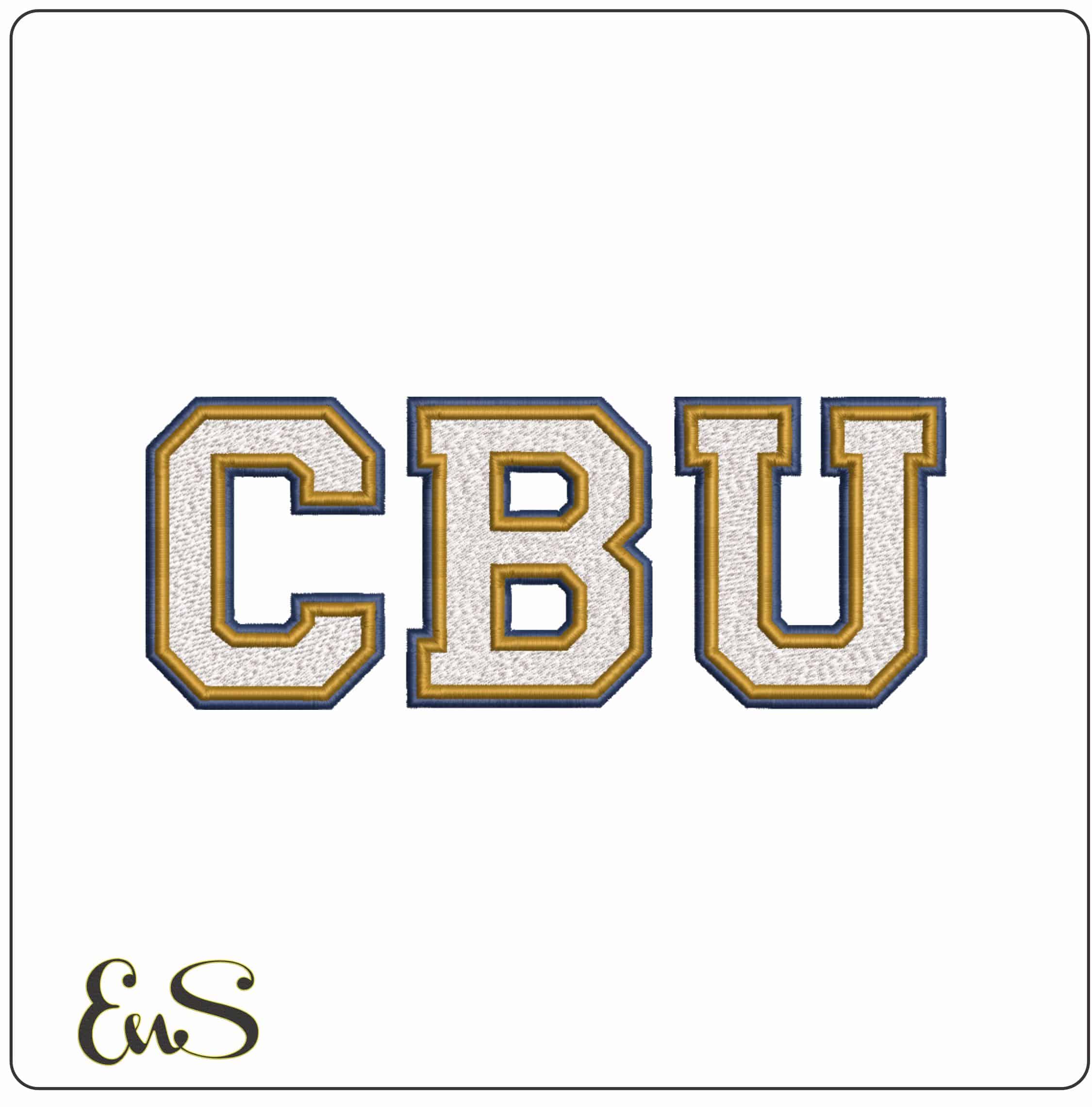 California Baptist Lancers Alternate Logo Embroidery Design