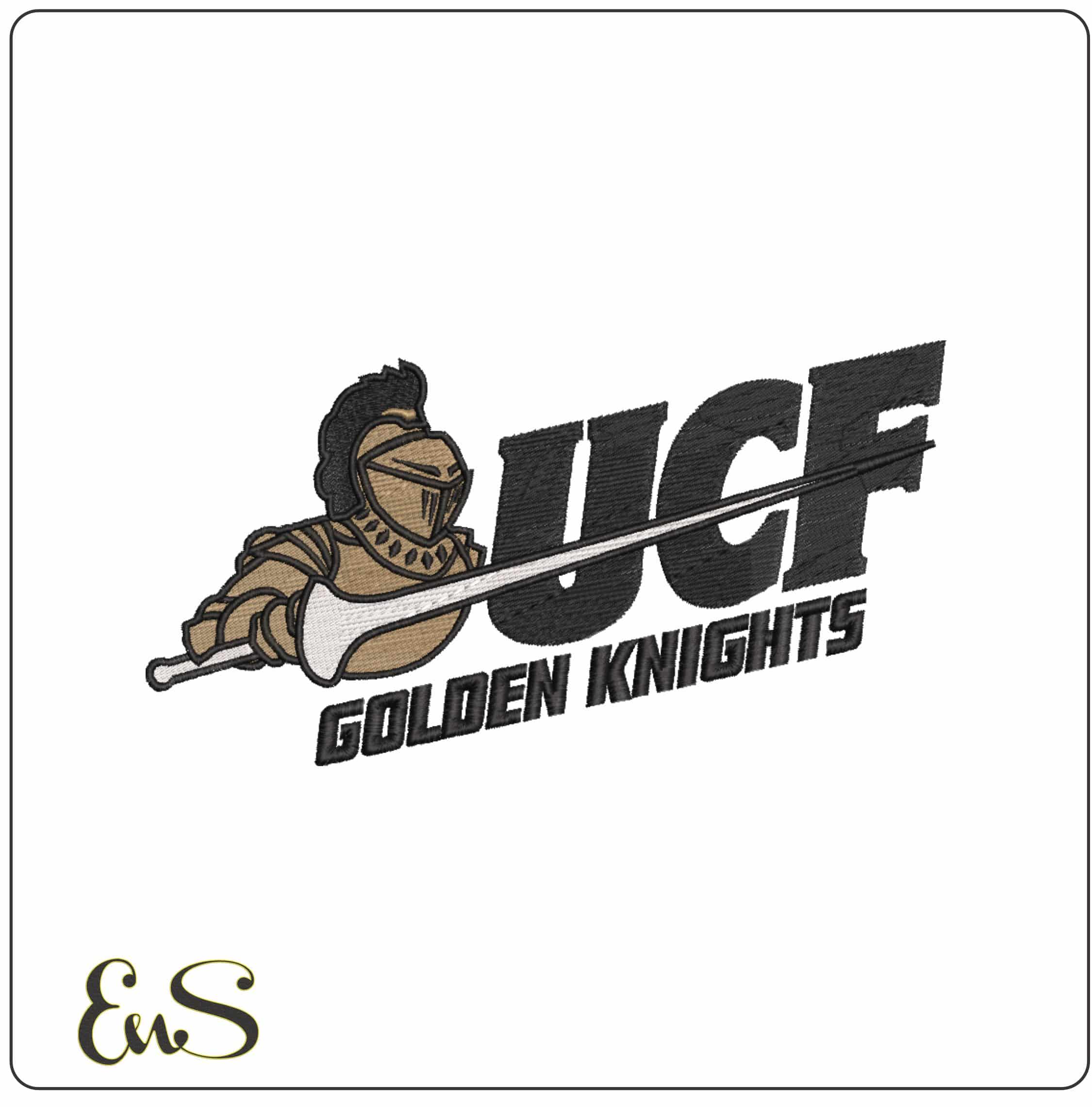 UCF Knights 1993-2007 Logo Embroidery Design