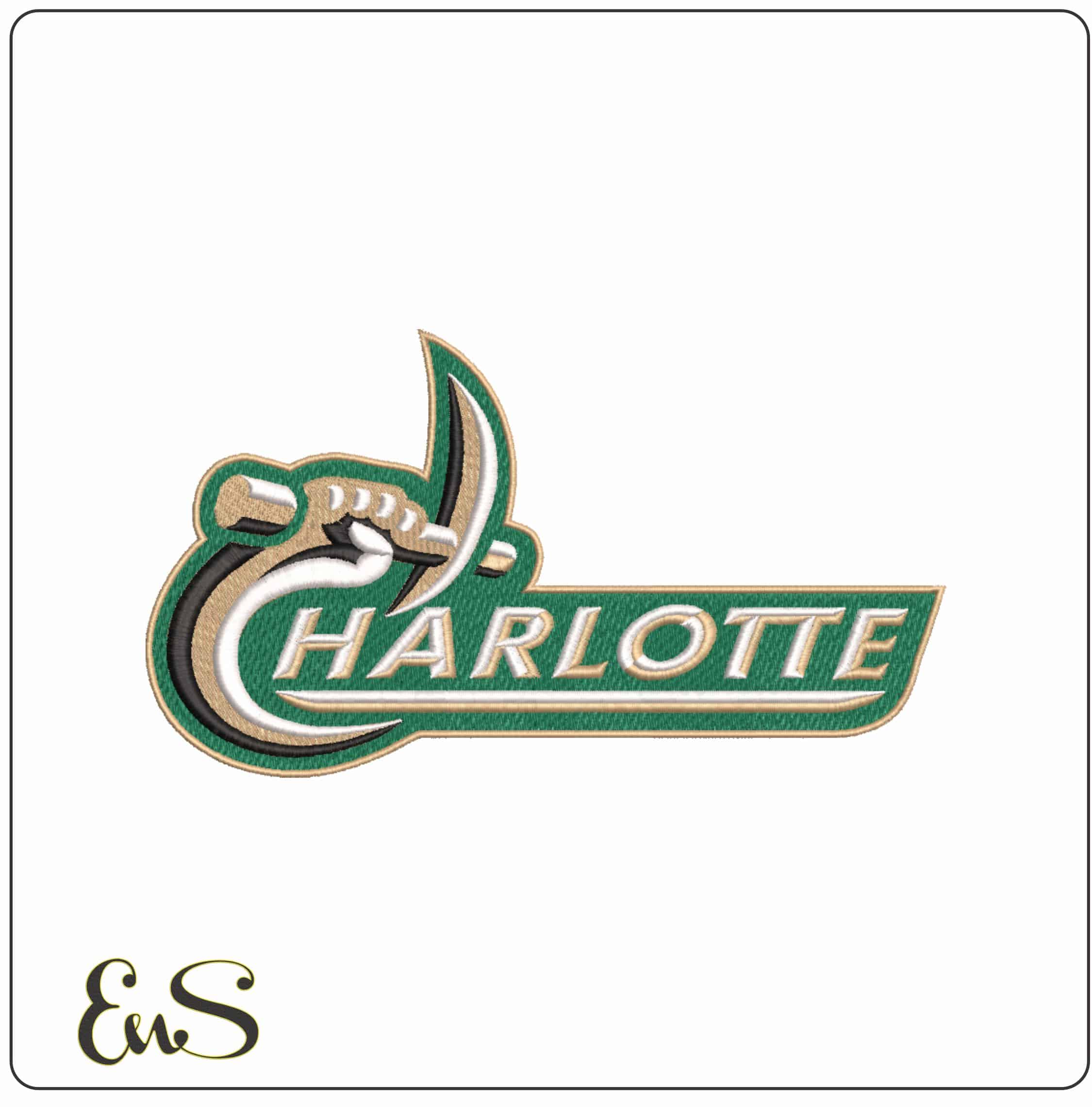 Charlotte 49ers 2000-2006 Logo Embroidery Design