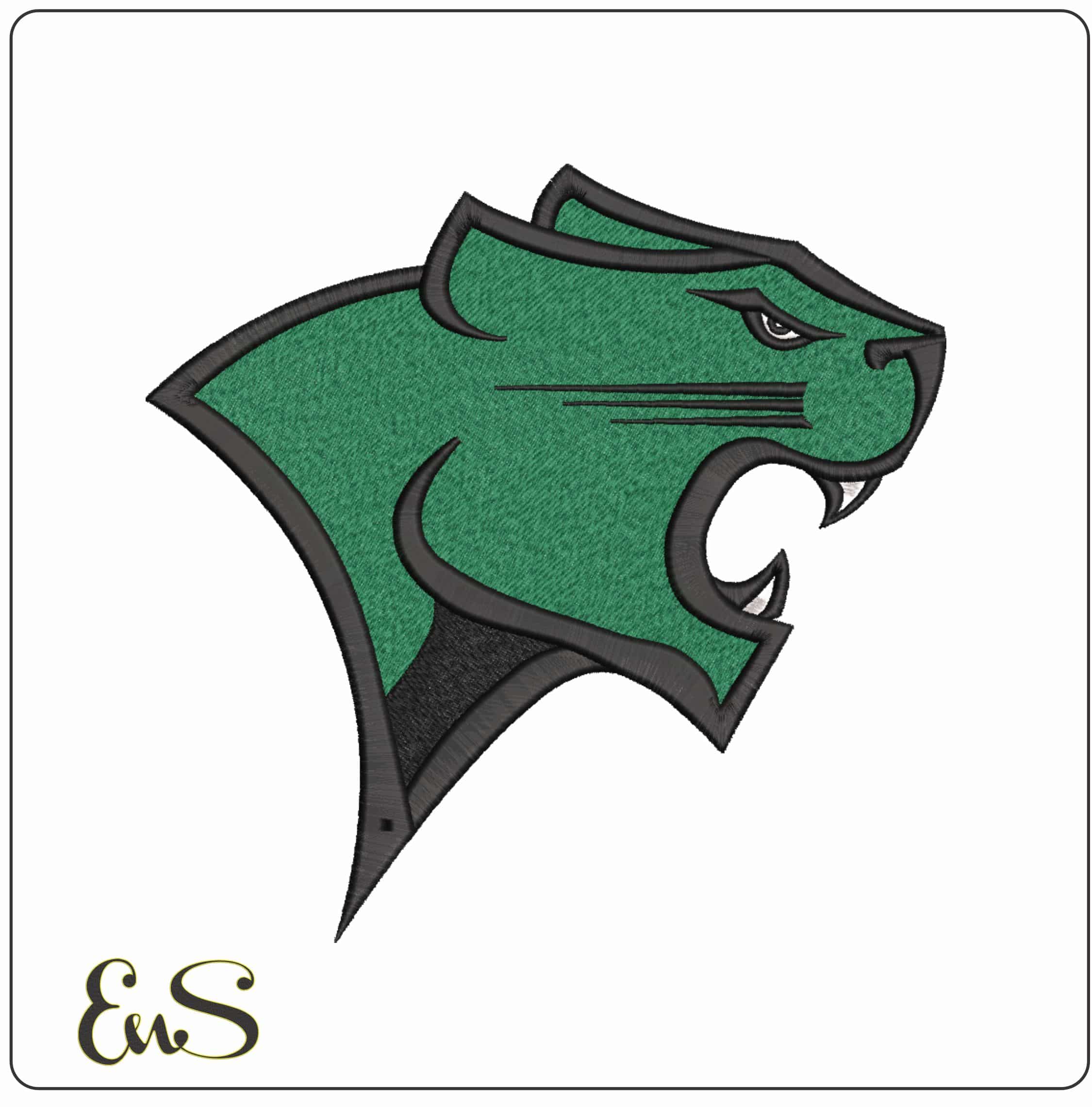 Chicago State Cougars 2009 on Chicago State University - Elegant embroidery design file-instant download