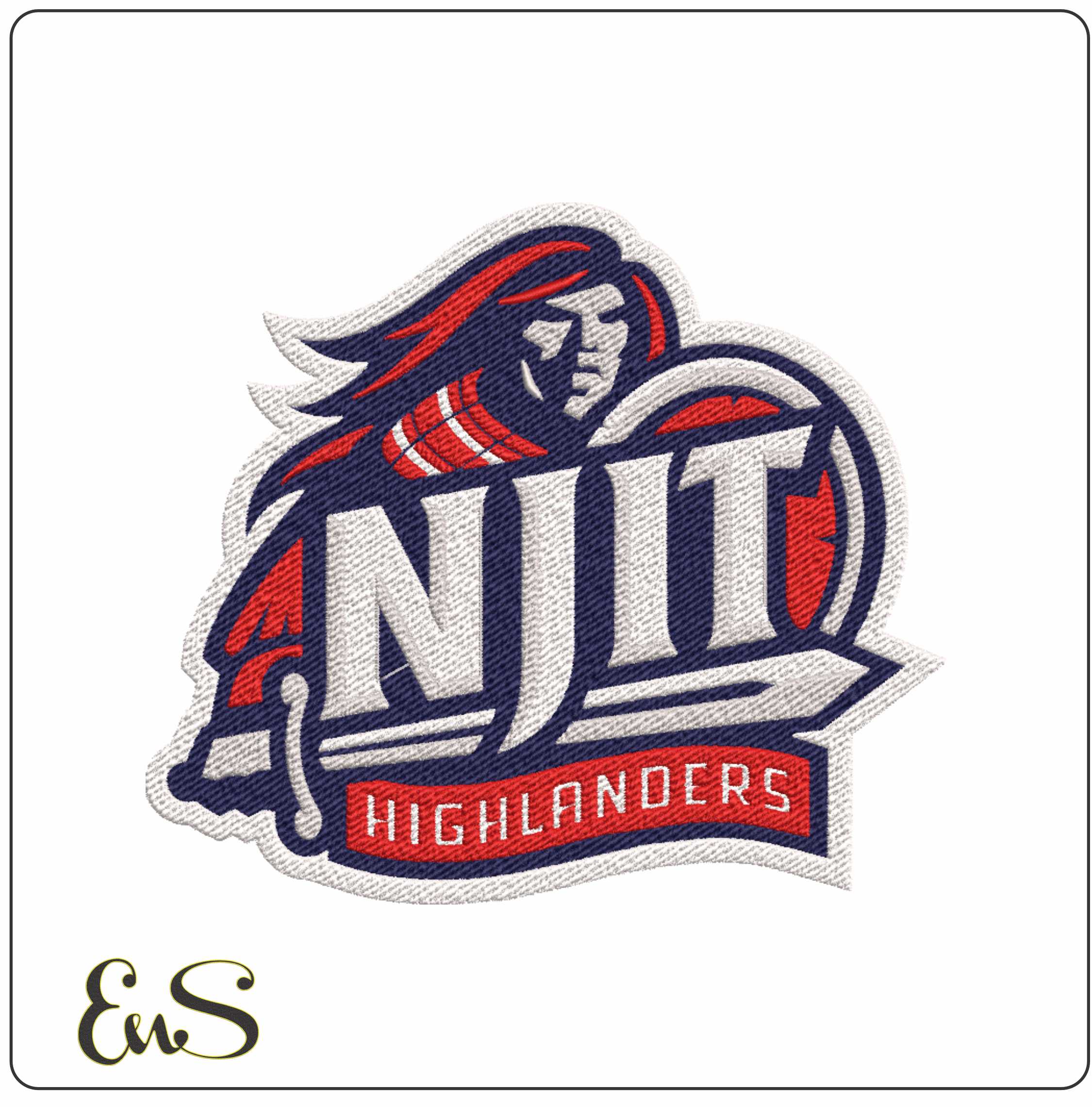 NJIT Highlanders men's basketball embroidery design -NJIT Highlanders men's basketball   embroidery machine pattern embroidery file - instant download
