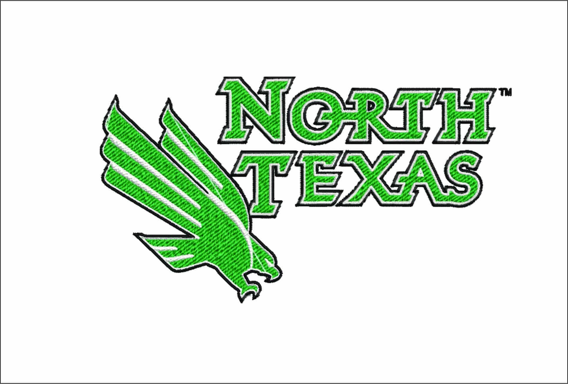 North Texas Mean Green State University embroidery design -North Texas Mean Green State University men's Football embroidery machine pattern embroidery file - instant download
