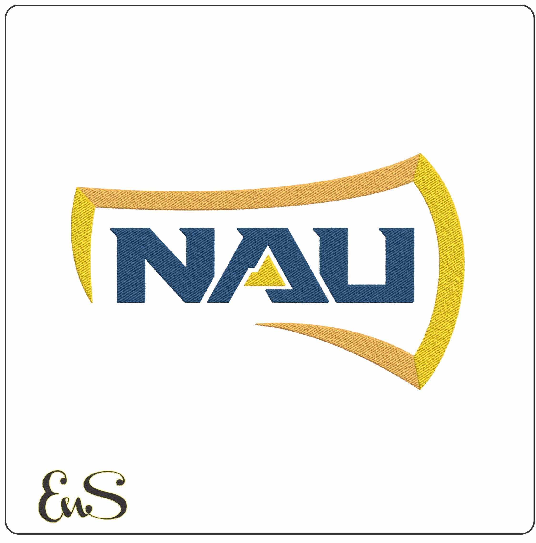 Northern Arizona Lumberjacks Logo Embroidery Design