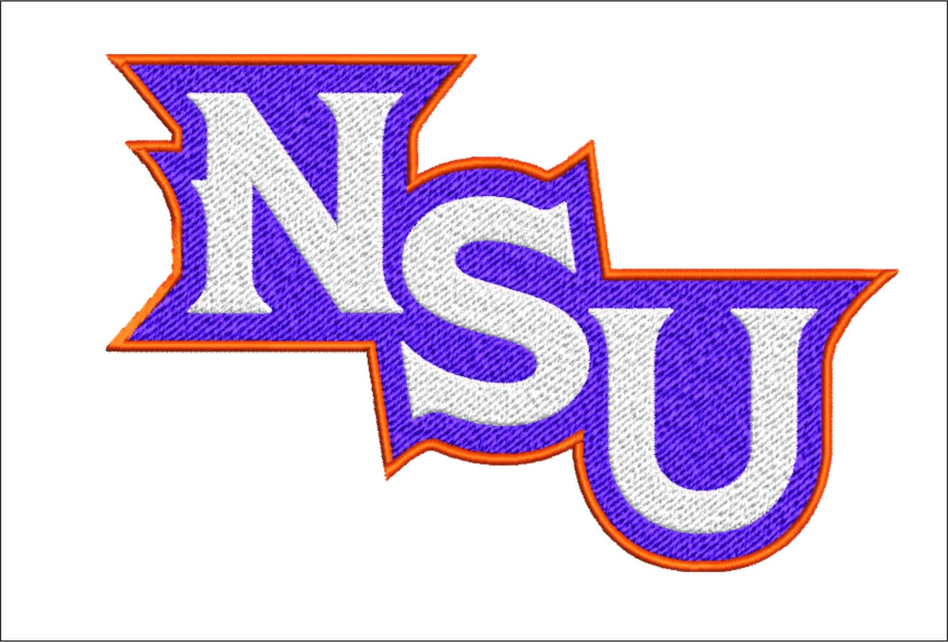 Northwestern State Demons Logo Embroidery Design