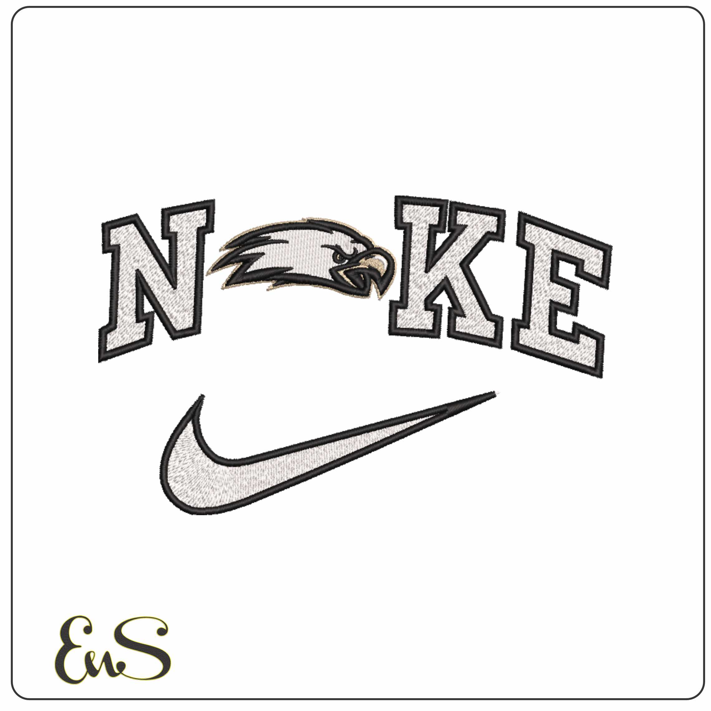 Nike Boston College Eagles Alternative Boston College   - Elegant embroidery design file-instant download