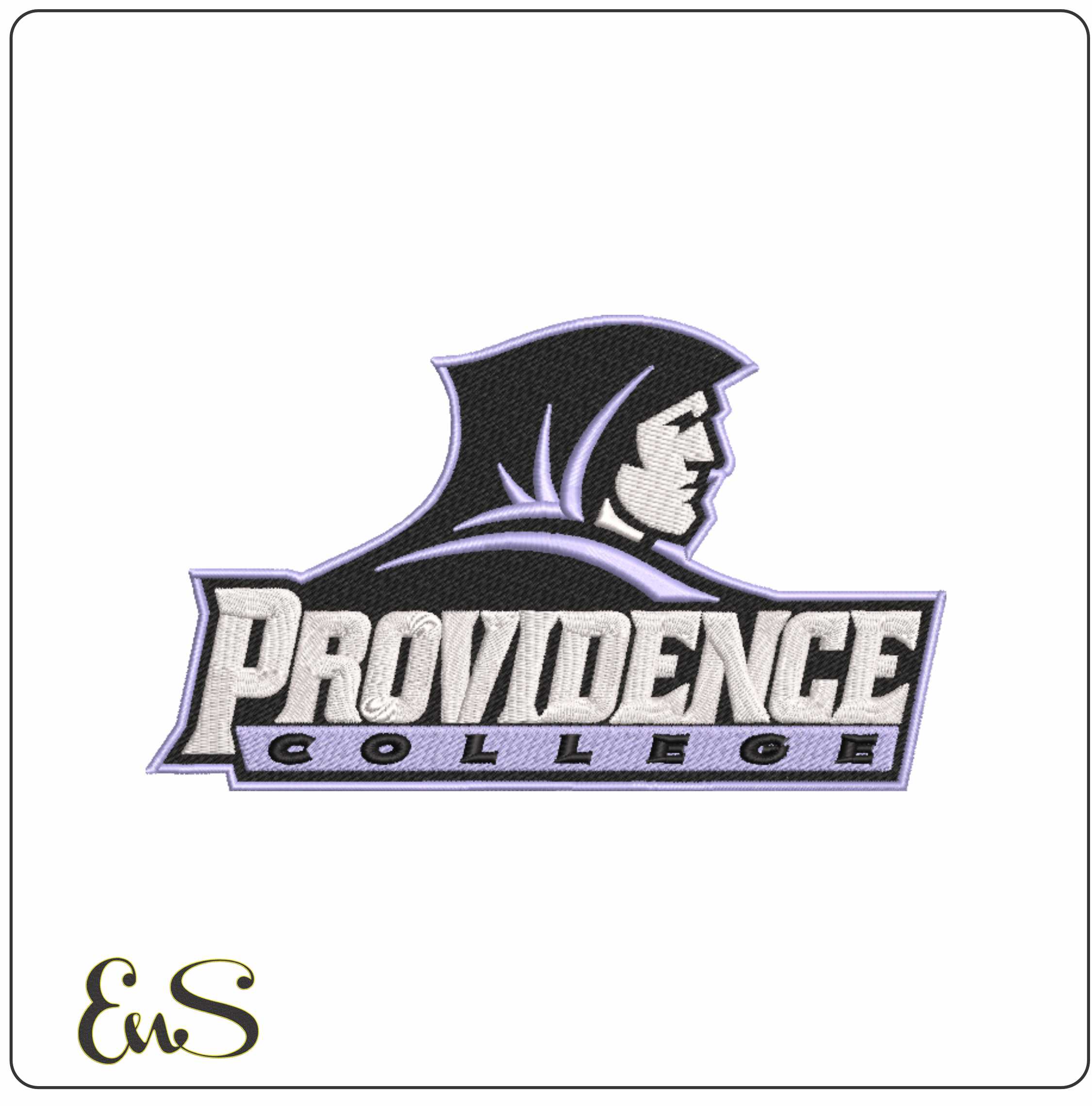 Providence Friars Friar with Wordmark Embroidery Design