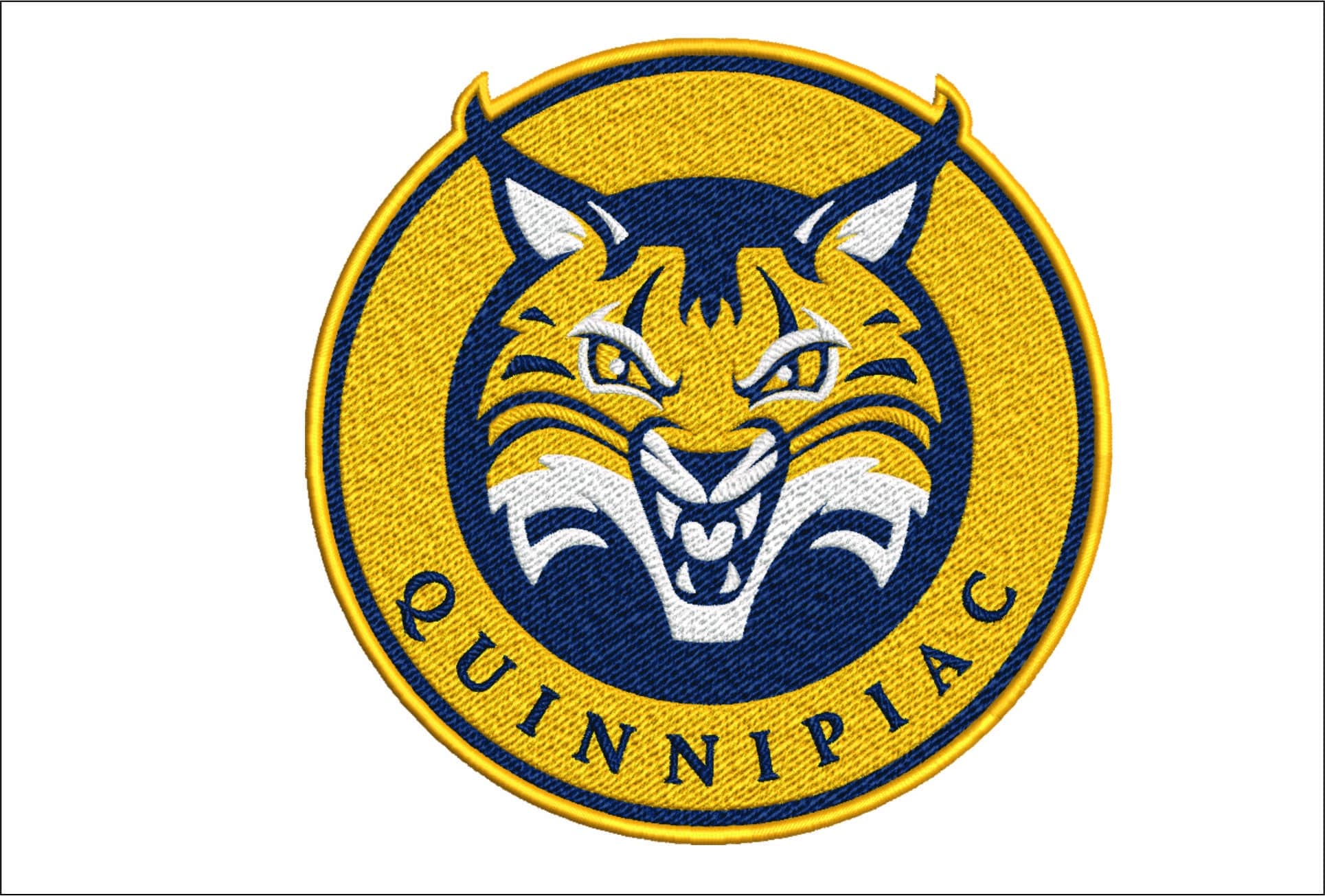 Quinnipiac Bobcats Basketball Logo Embroidery Design