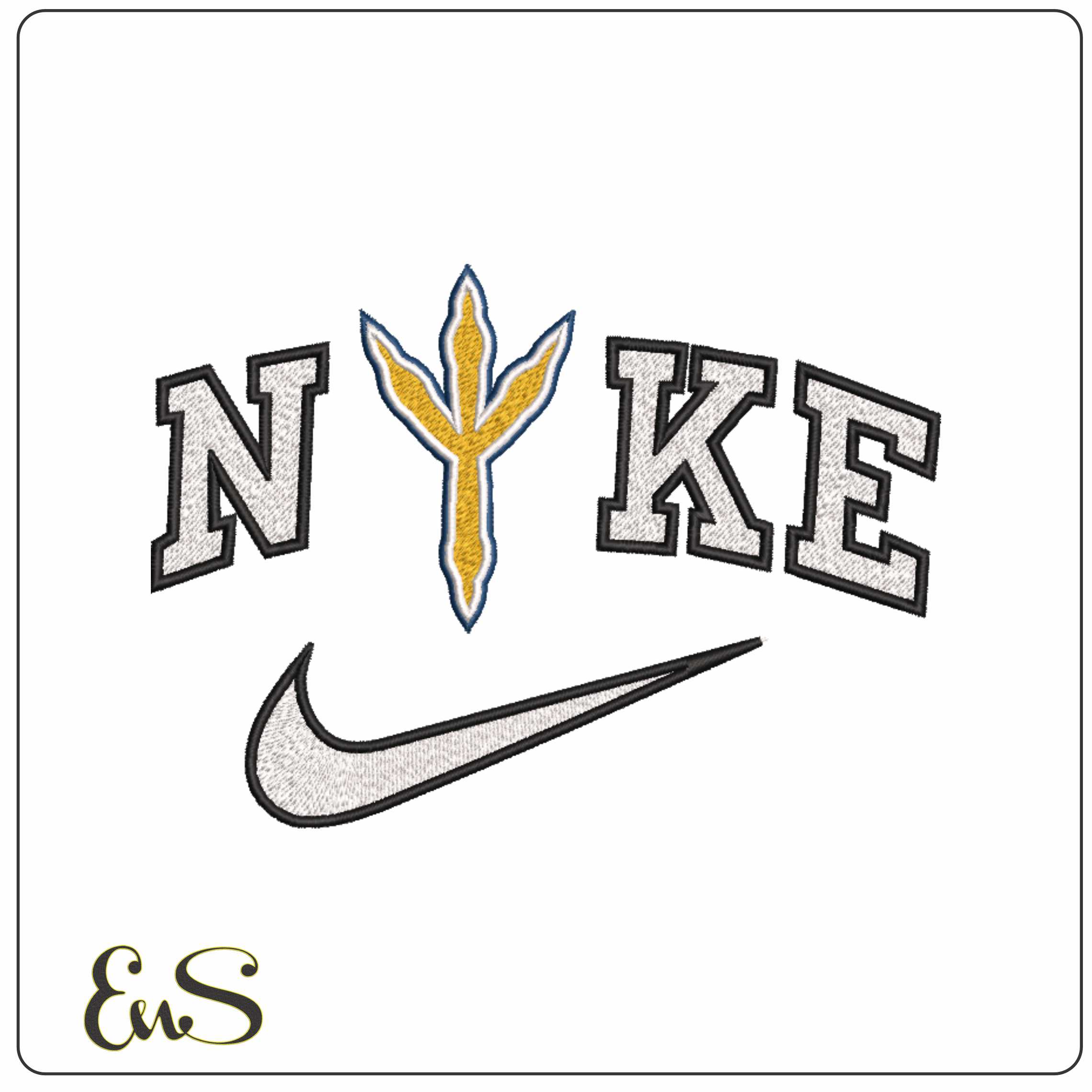 Nike Chattanooga Mocs Alternative University of Tennessee - Elegant embroidery design file-instant download