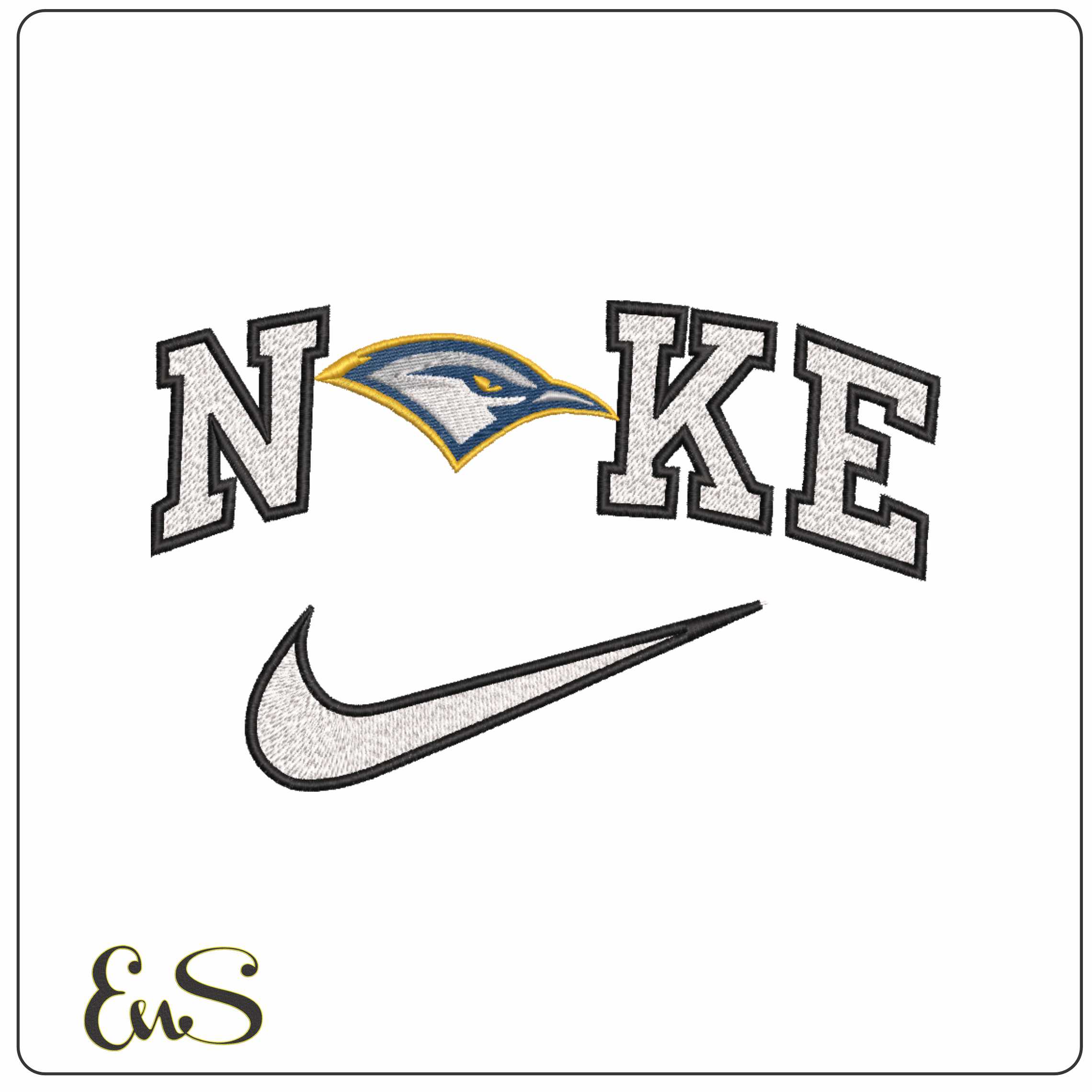 Nike Chattanooga Mocs secondary University of Tennesse     - Elegant embroidery design file-instant download
