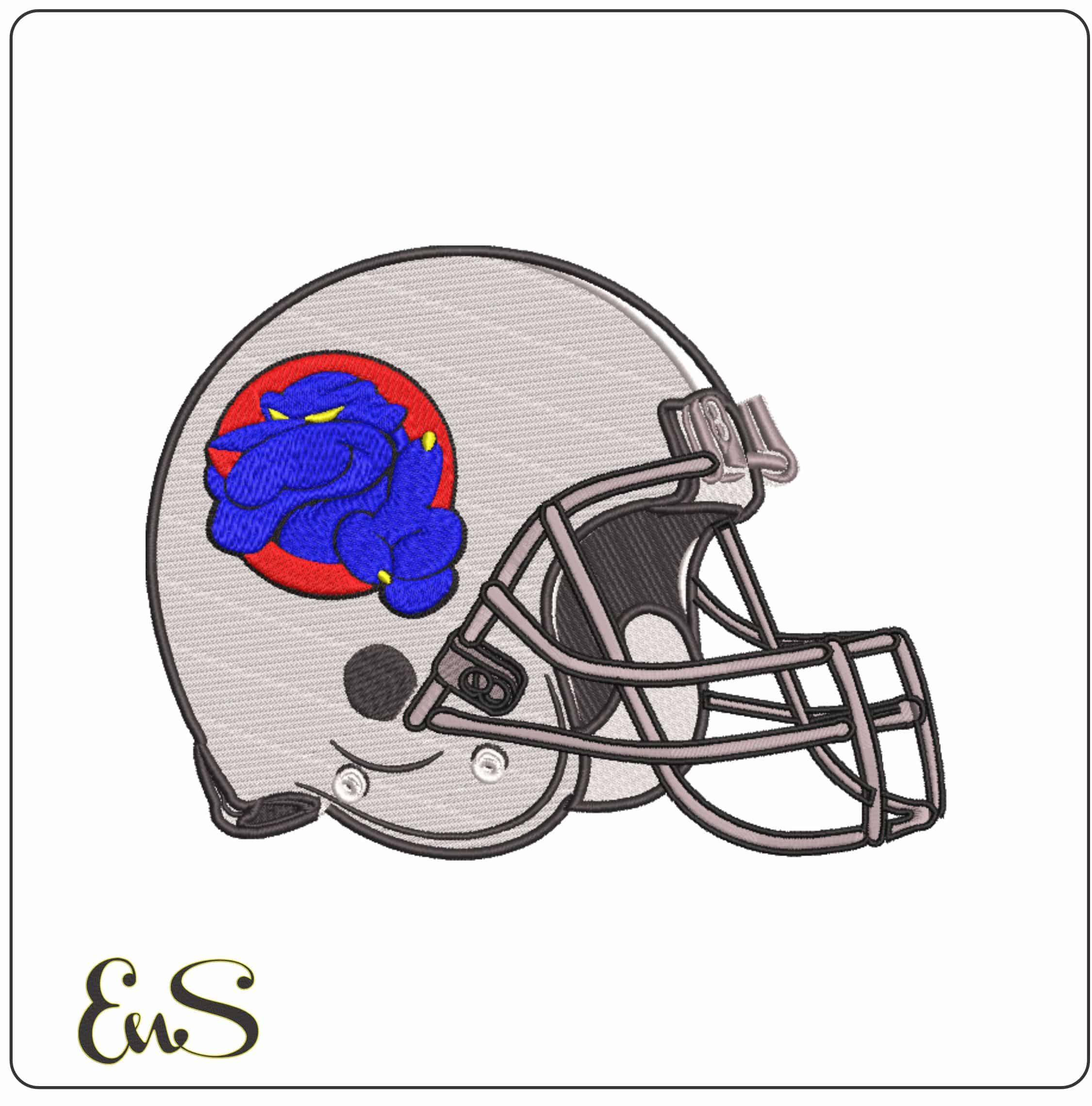 AF Helmet Georgia State Panthers Logo 1994 2002 University - Elegant embroidery design file-instant download