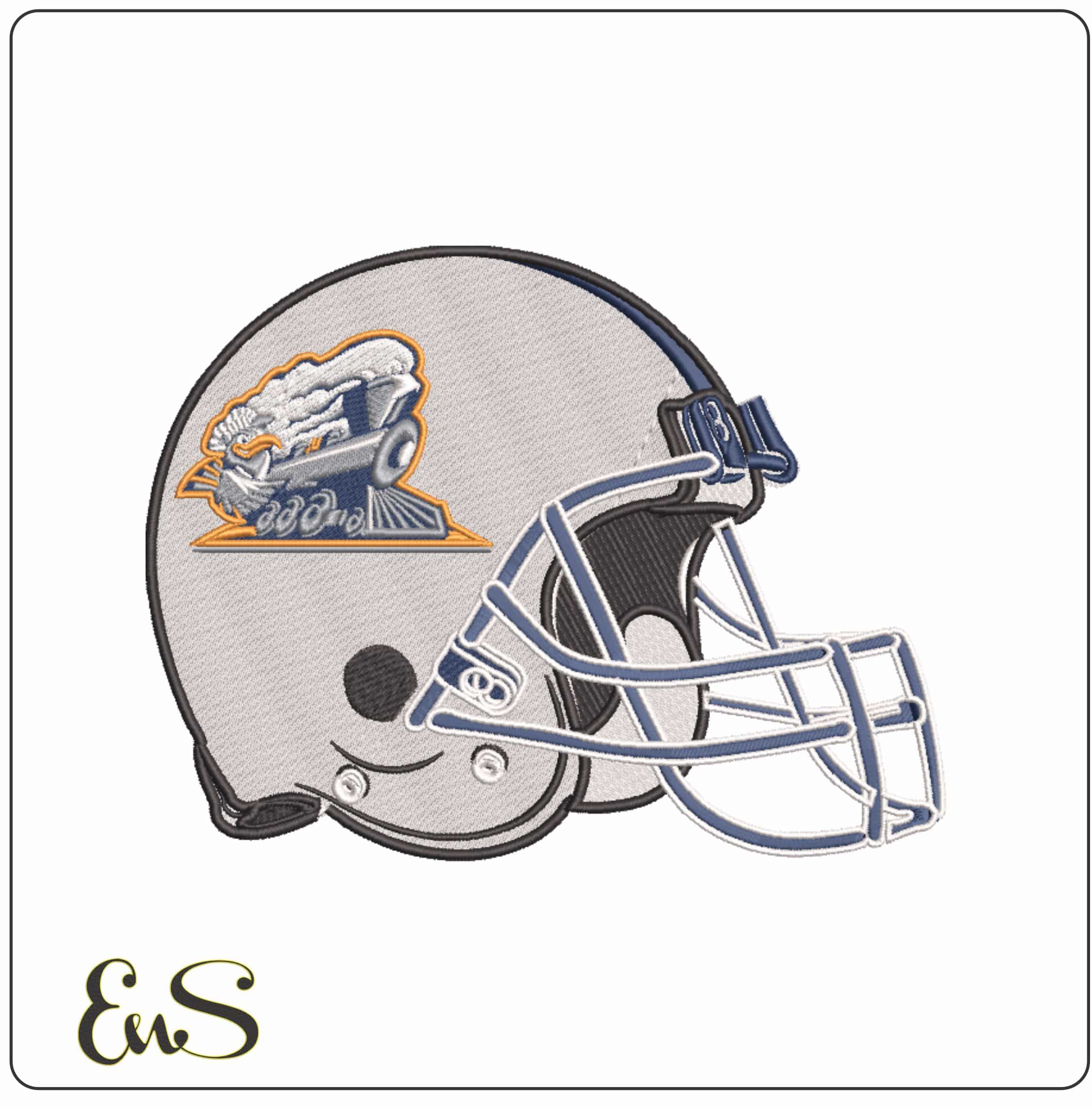 Chattanooga Mocs 1997-2007 Football Helmet Embroidery Design