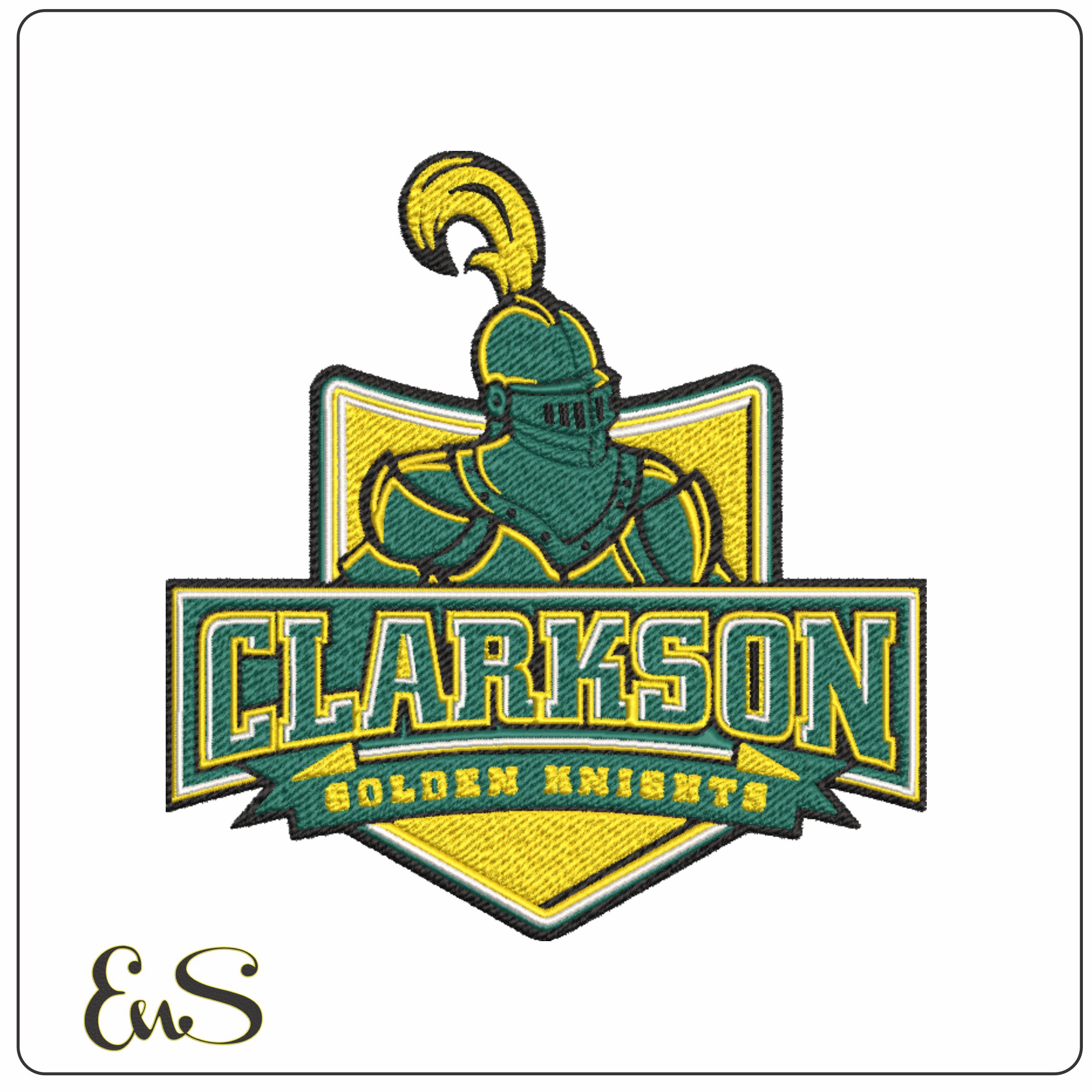 Clarkson Golden Knights 2004 on Clarkson University   - Elegant embroidery design file-instant download