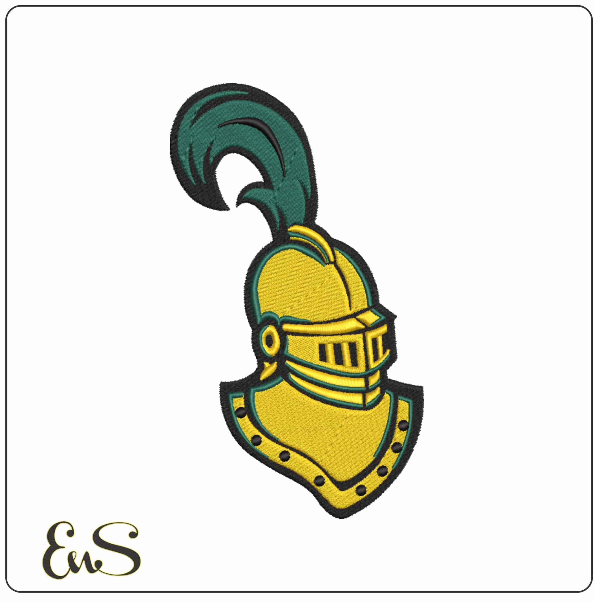 Clarkson Golden Knights alternate Clarkson University   - Elegant embroidery design file-instant download