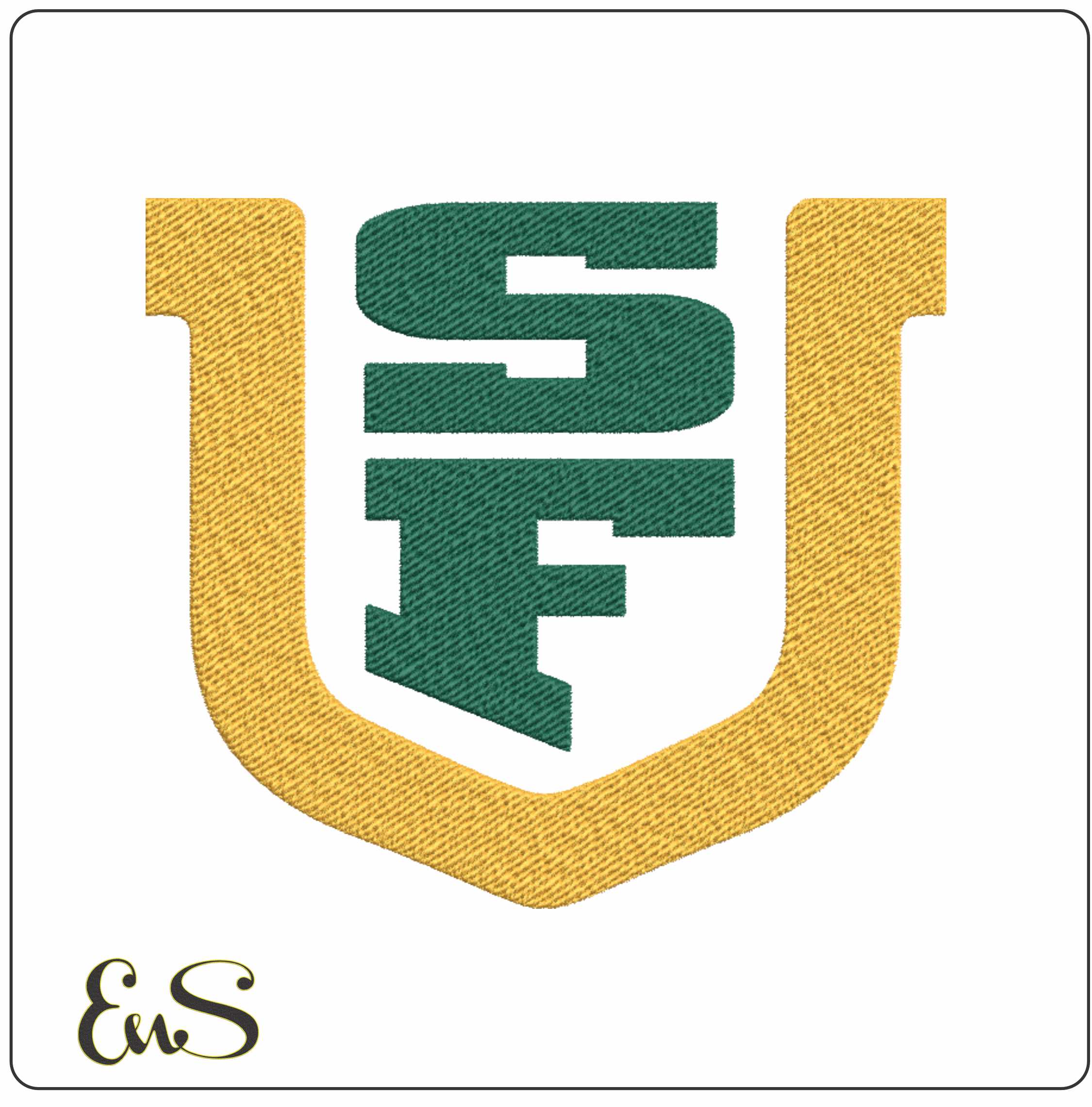 San Francisco Dons Logo Embroidery Design