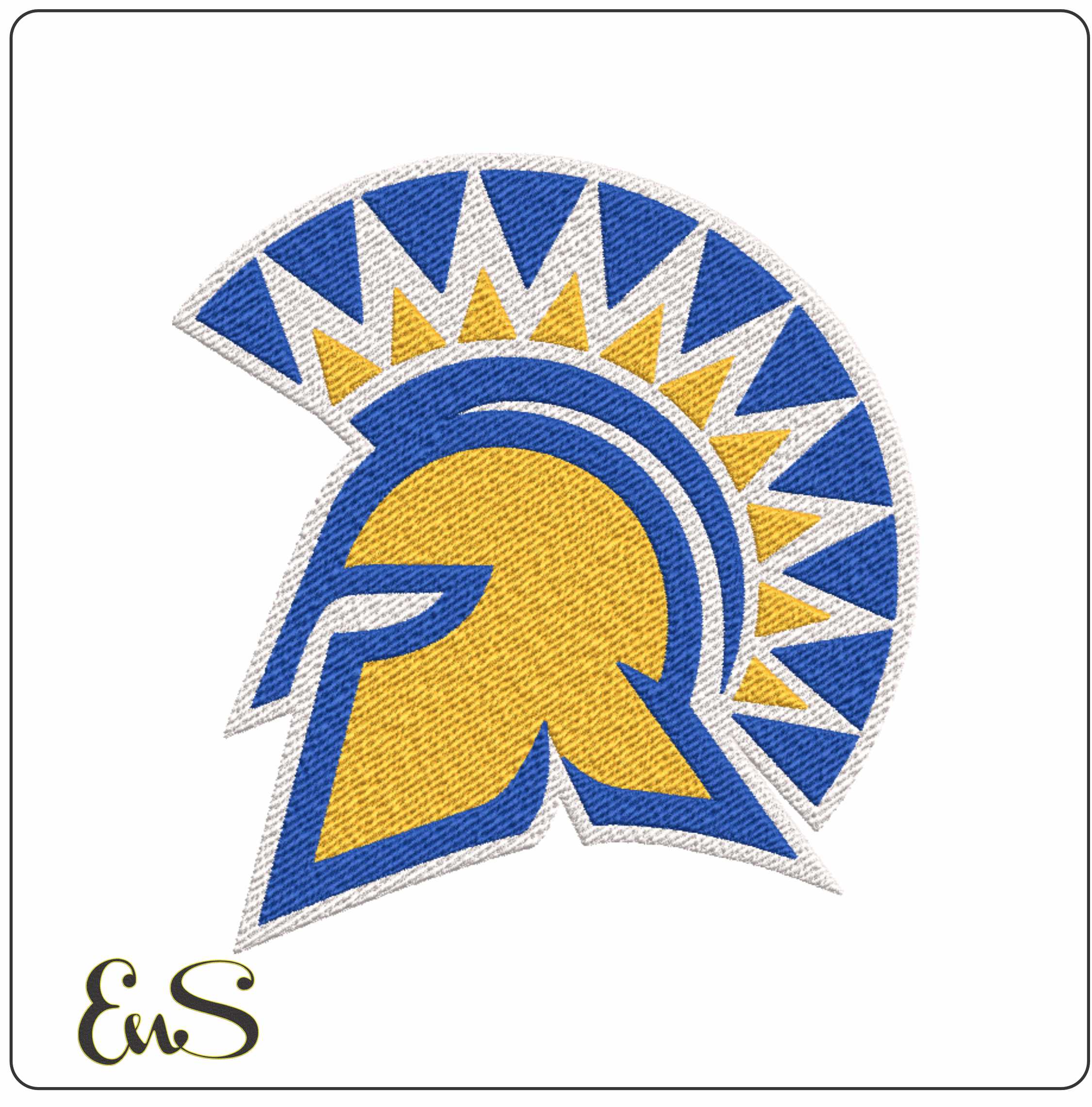 San Jose State Spartans Logo Embroidery Design