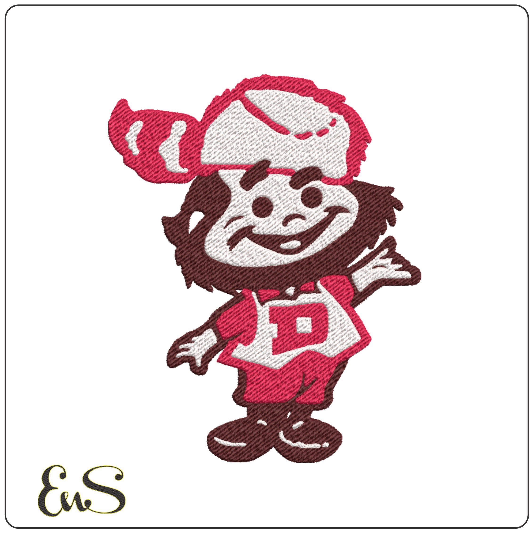 Denver Pioneers 1968 to 1985 University of Denver   - Elegant embroidery design file-instant download