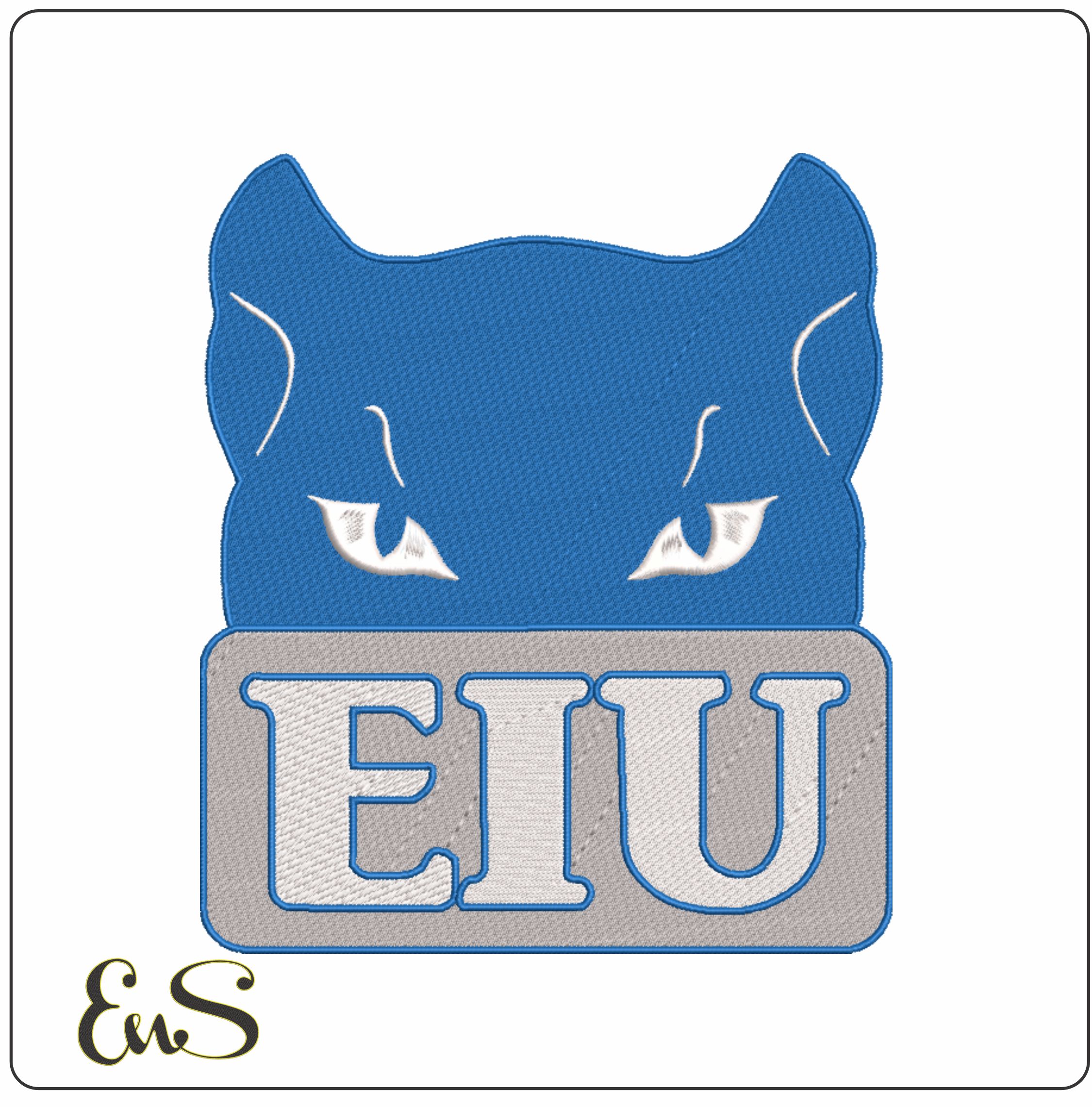 Eastern Illinois Panthers 1989 to 2000 University - Elegant embroidery design file-instant download
