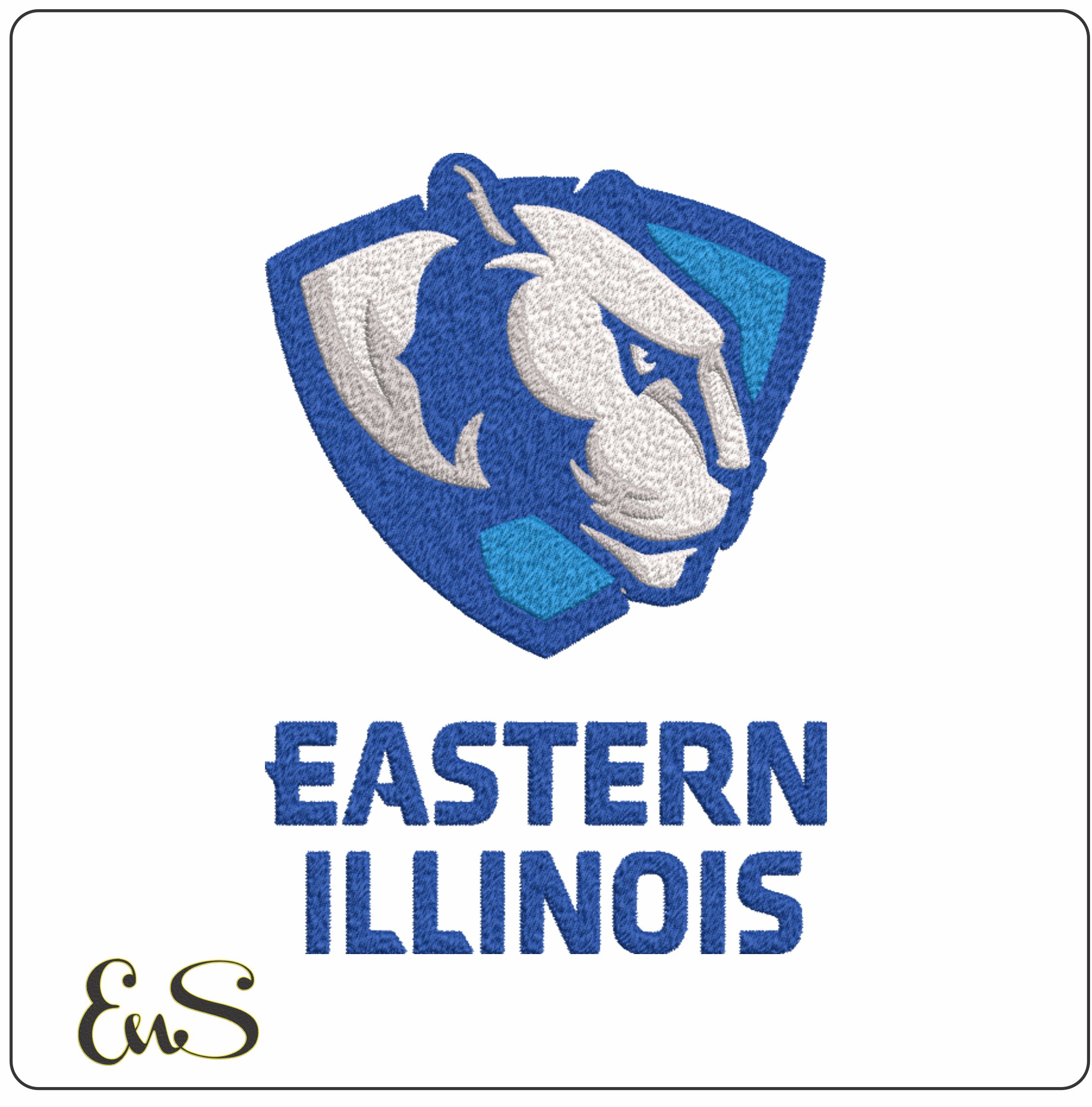 Eastern Illinois Panthers Stack 2015  University  - Elegant embroidery design file-instant download
